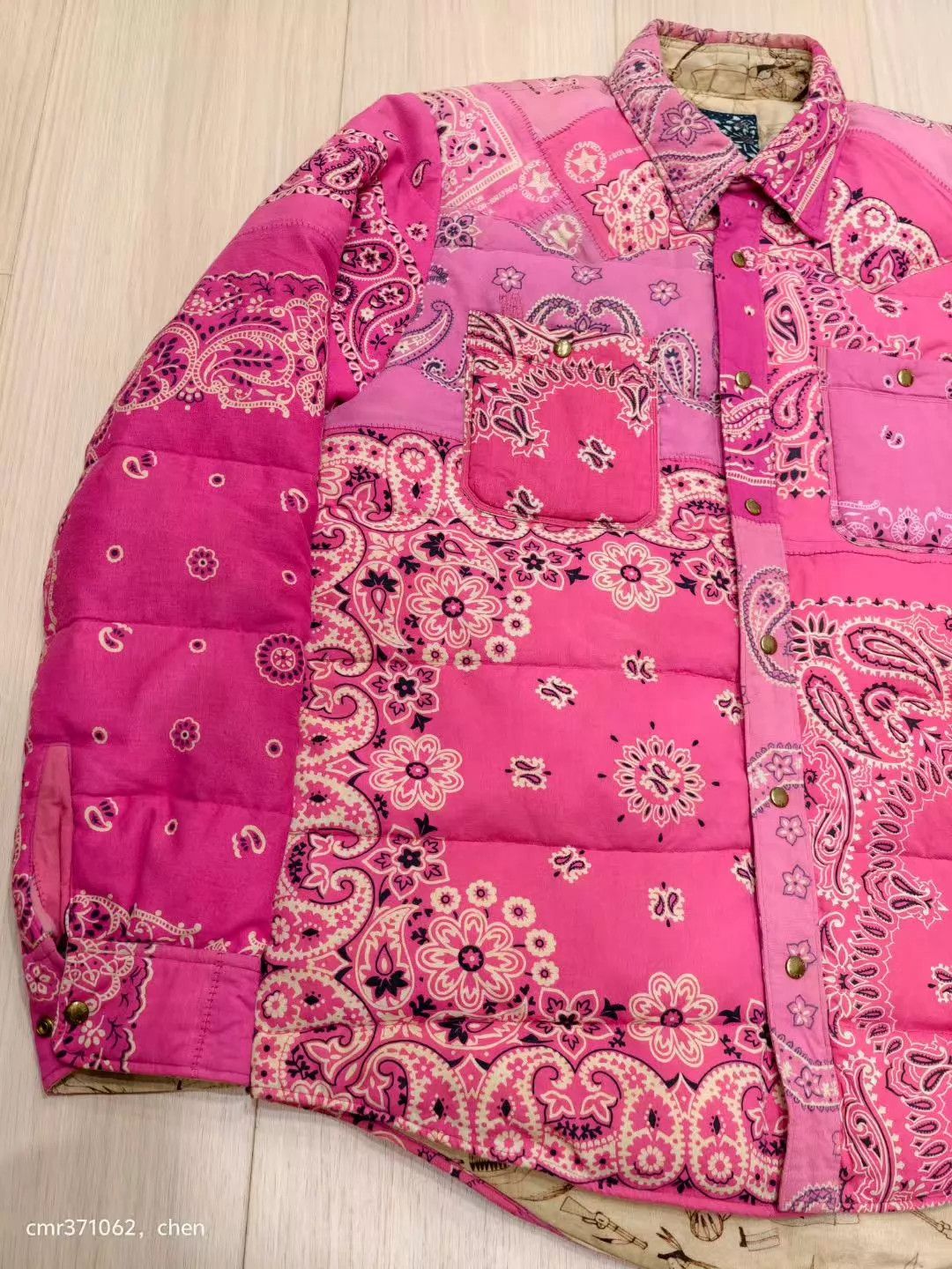 Visvim visvim 14 ICT Kerchief Down Jkt Pink 3 1-2 Kofu Rare Size US L / EU 52-54 / 3 - 2 Thumbnail