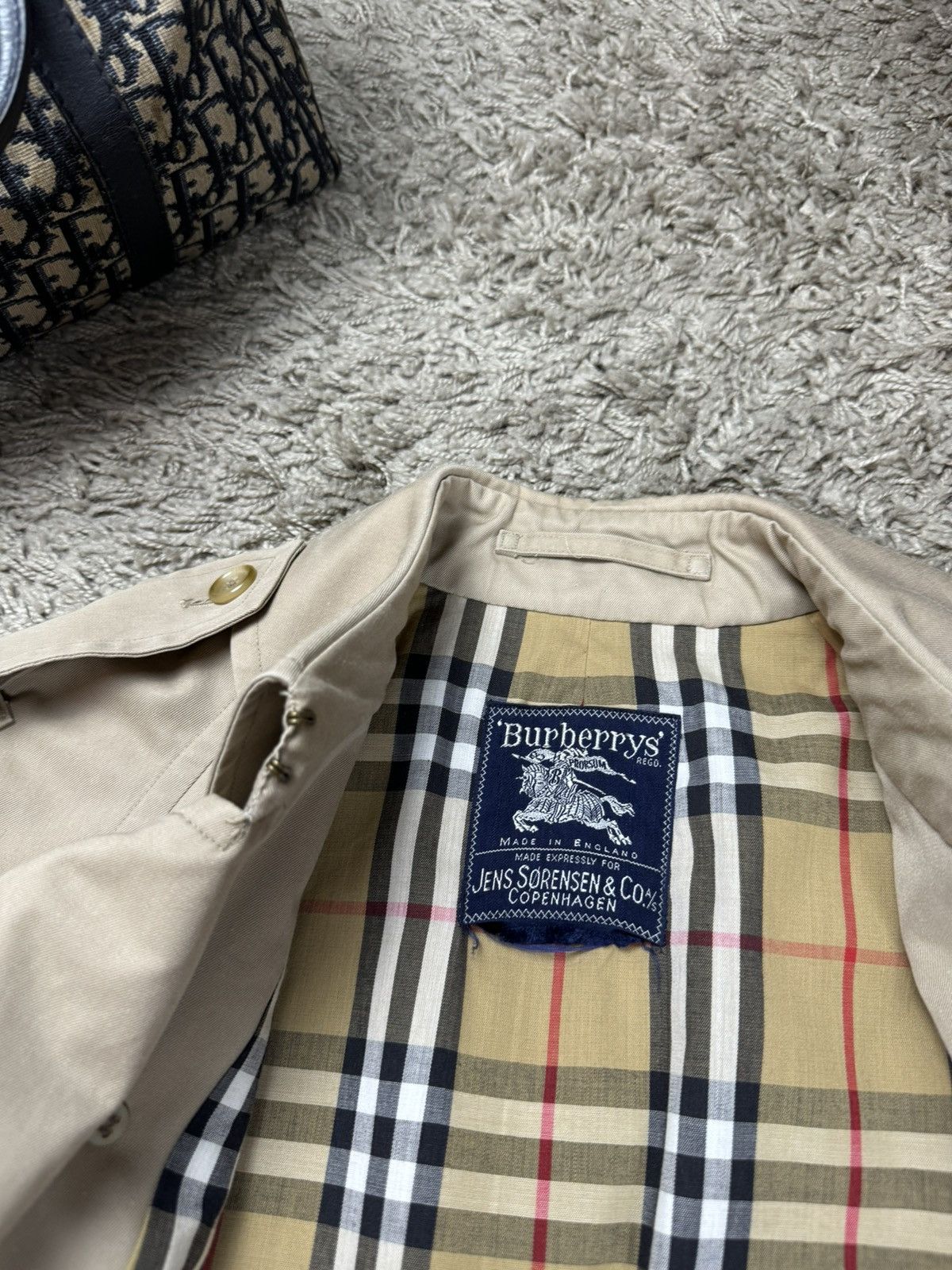 Burberry × Vintage Vintage trench coat Burberry original luxury streetwear item Size M / US 6-8 / IT 42-44 - 4 Thumbnail