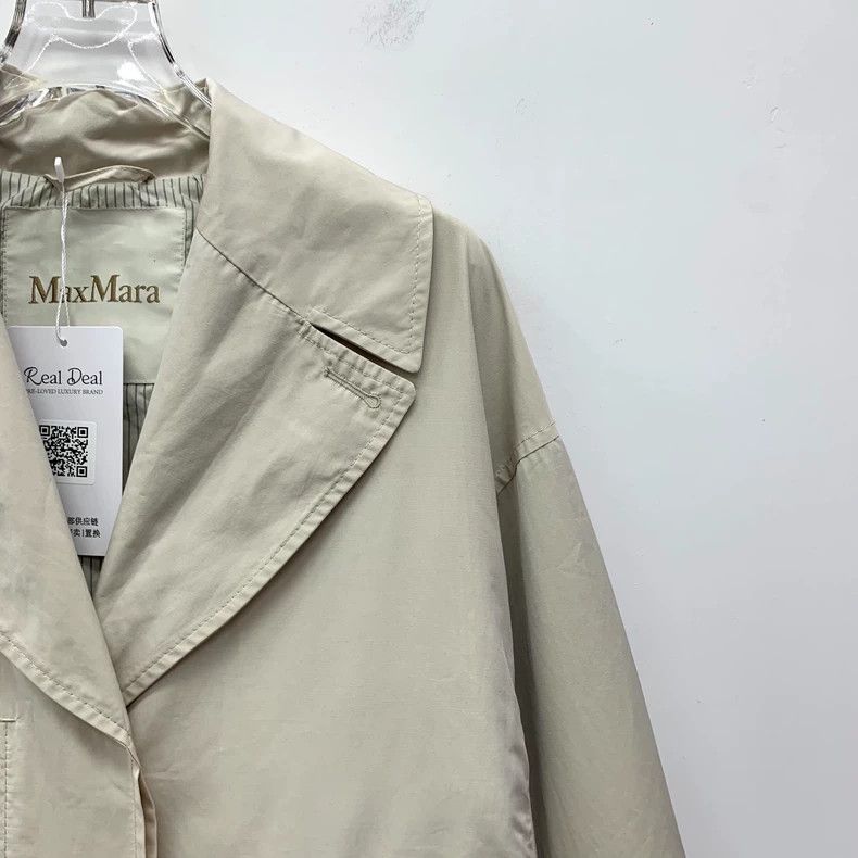 Max Mara Max Mara Apricot lapel belted trench coat Size XS / US 0-2 / IT 36-38 - 3 Thumbnail