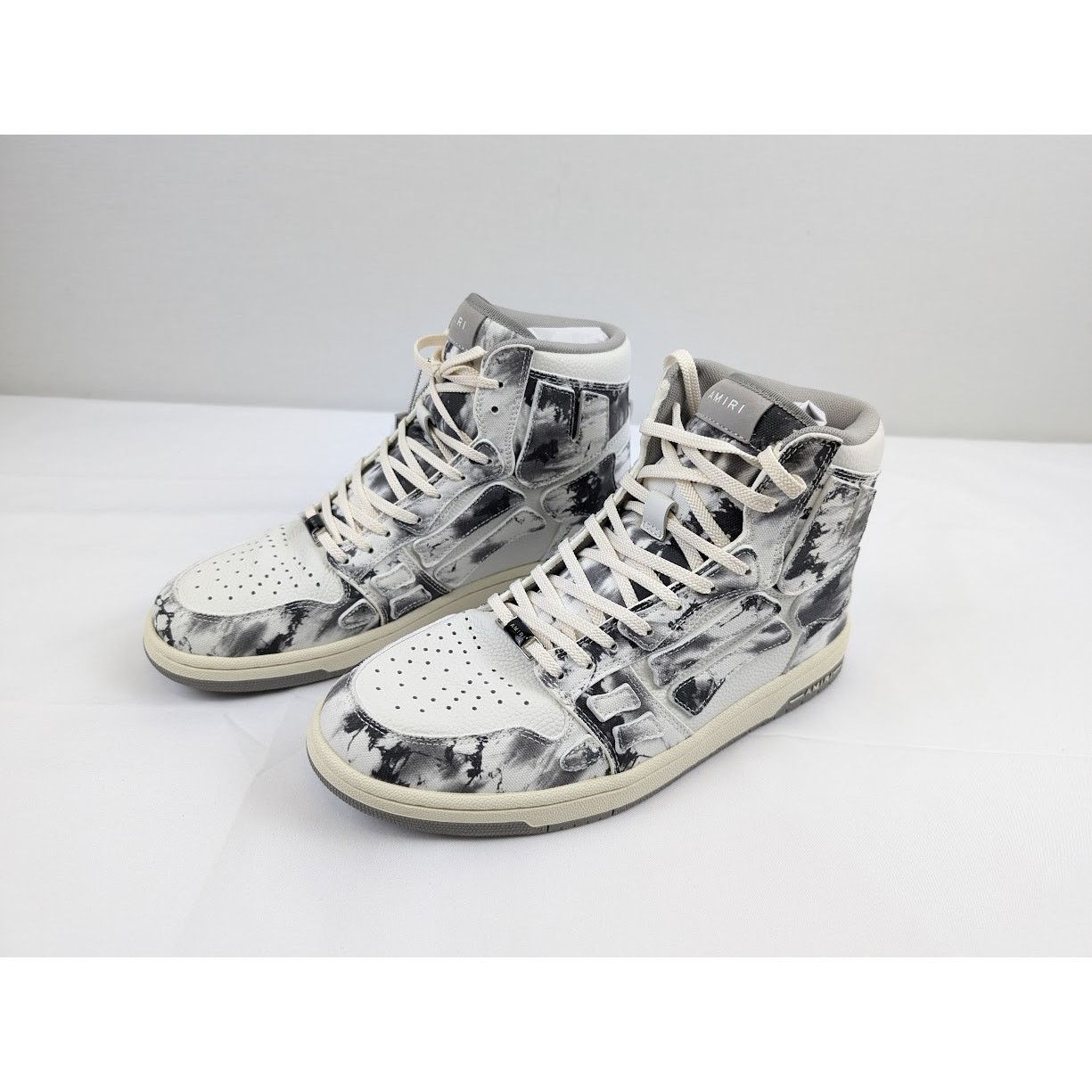 Amiri o1rshd1 Skel High Top Sneakers in Grey Size US 9 / EU 42 - 20 Thumbnail