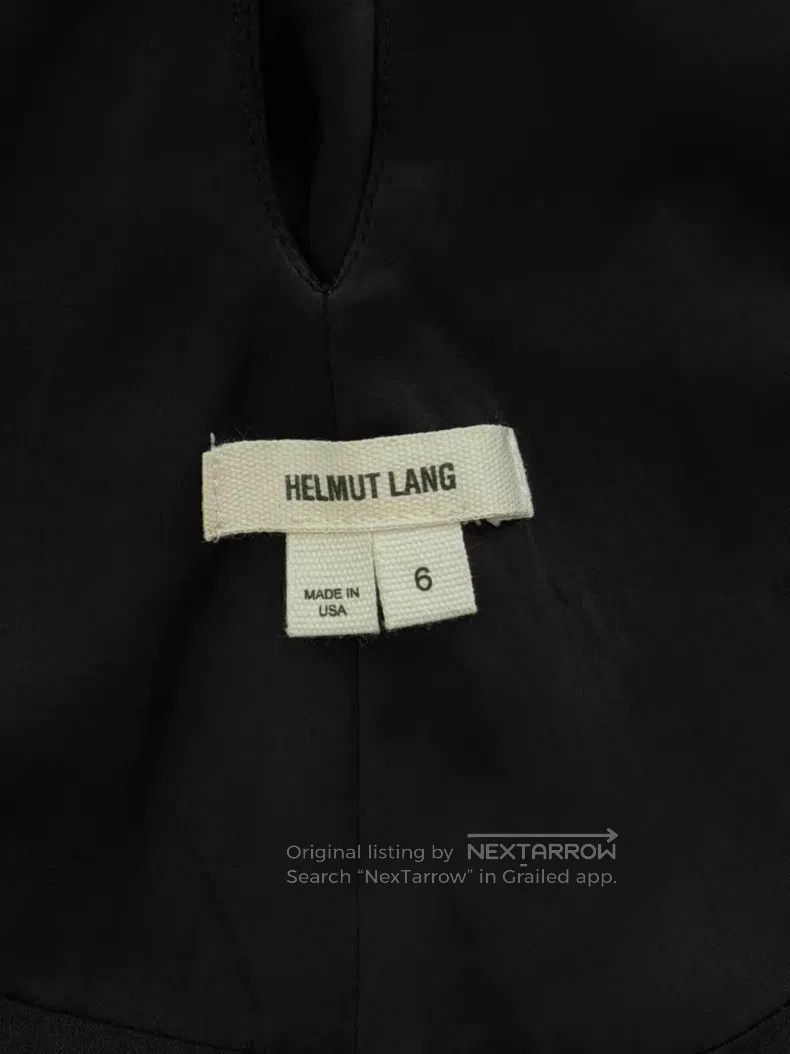 Helmut Lang Helmut Lang Irregular Drape Silk Glossy Dress Size S / US 4 / IT 40 - 4 Thumbnail