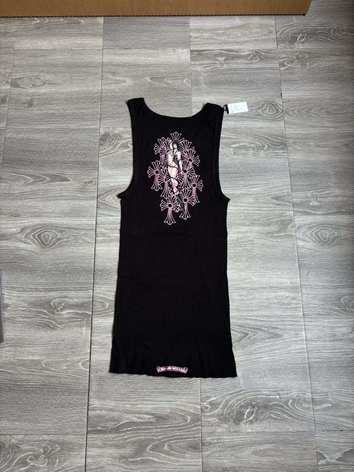 Chrome Hearts Chrome Hearts Black Deadly Doll Tank Top | Grailed