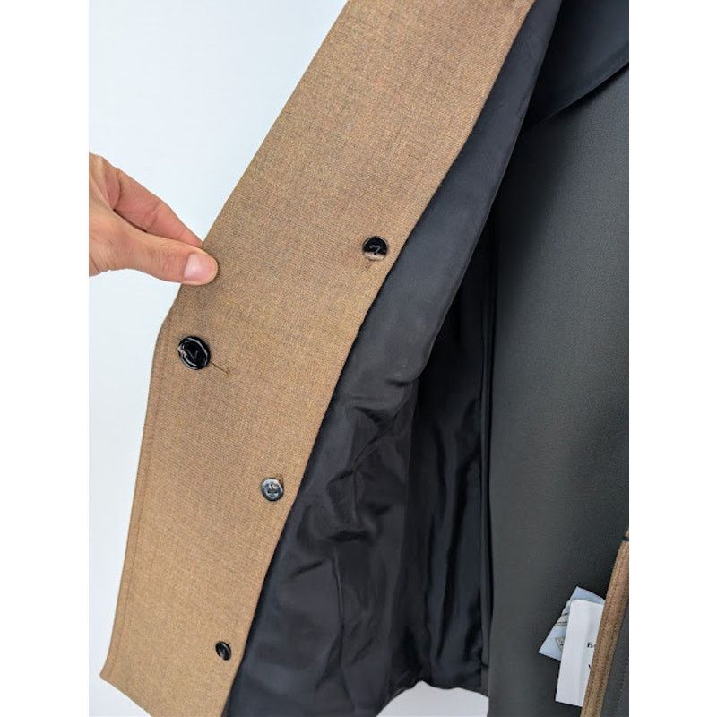 Bottega Veneta o1rshd1 Compact Wool Jacket in Kale Size US M / EU 48-50 / 2 - 9 Thumbnail