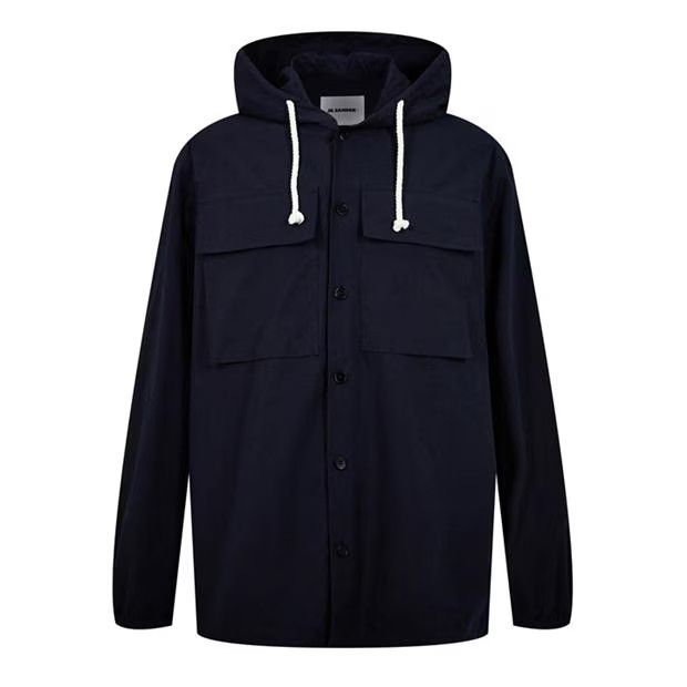 Image of Jil Sander O1G2R1Mq0424 Jackets In Navy, Men's (Size Small)