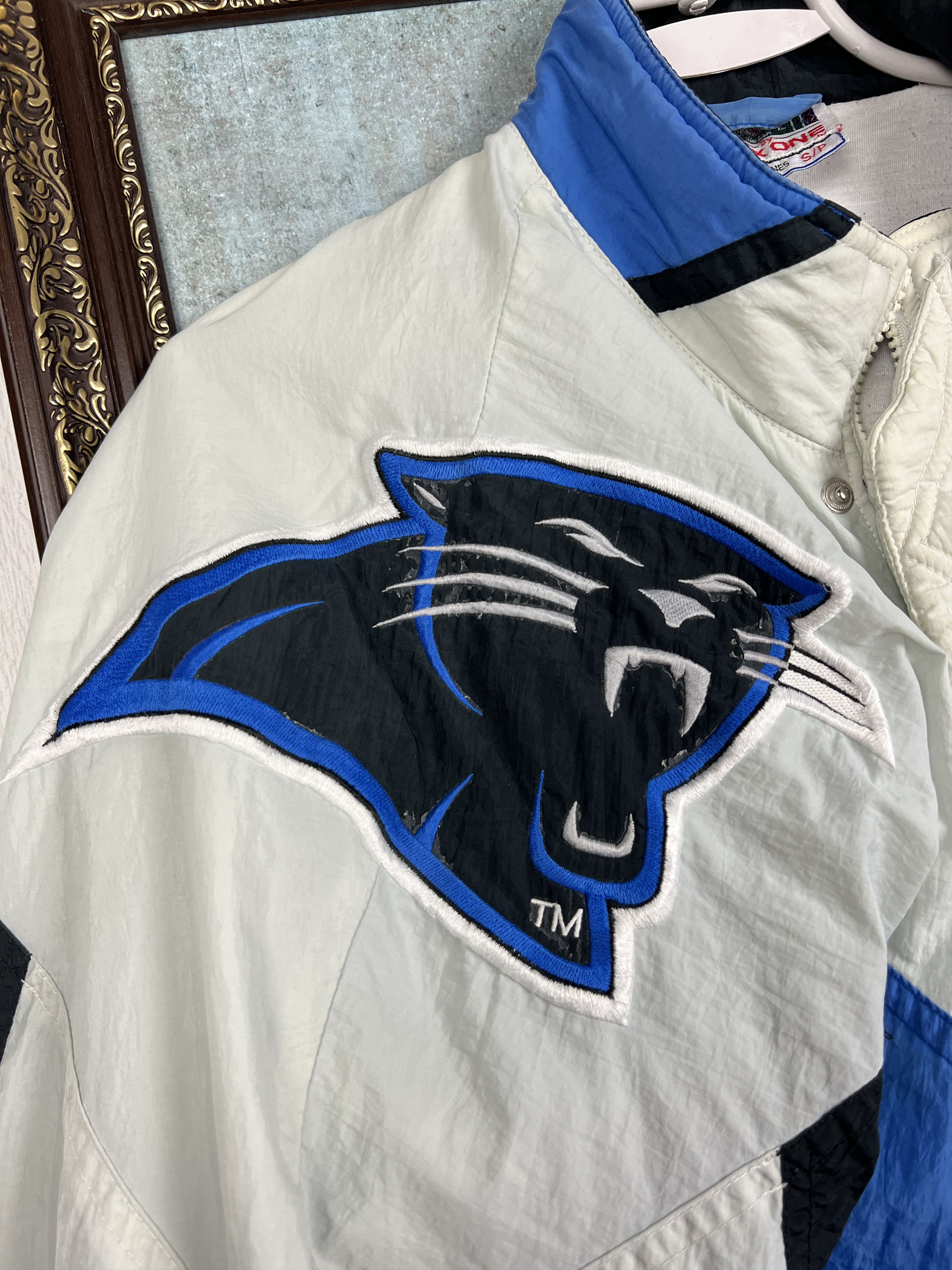 Apex Vintage 90's Carolina Panthers NFL Jacket Windbreaker Rare Size US S / EU 44-46 / 1 - 6 Thumbnail