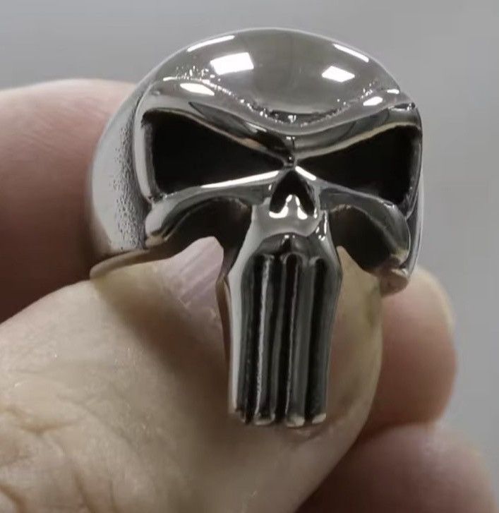 Jewelry Skull Ring Size 7-13 Size ONE SIZE - 2 Thumbnail