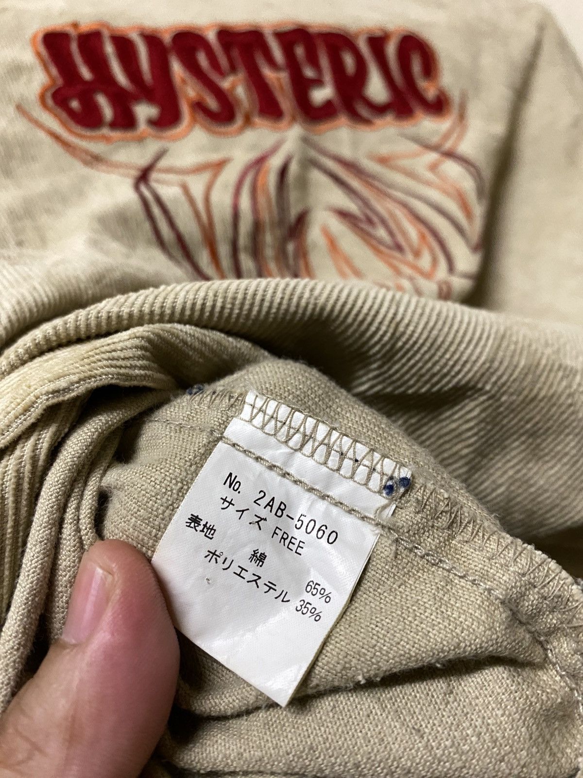 Hysteric Glamour HYSTERIC GLAMOUR worker Embroidered logo pink striped Size US M / EU 48-50 / 2 - 7 Thumbnail