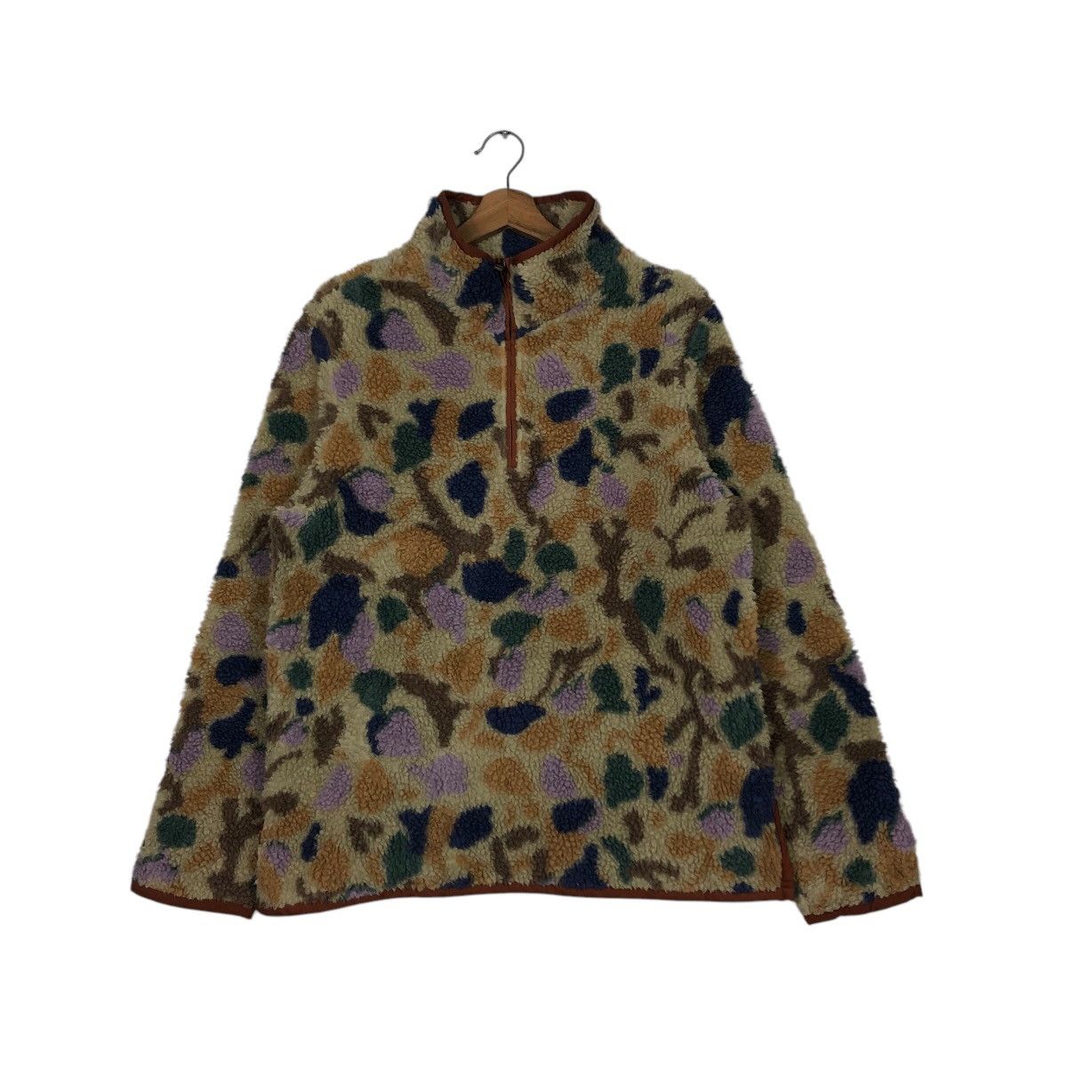 Japanese Brand × Vintage 📌Vintage Half Zipper Fleece Jacket Bean Singnature Size US M / EU 48-50 / 2 - 2 Thumbnail