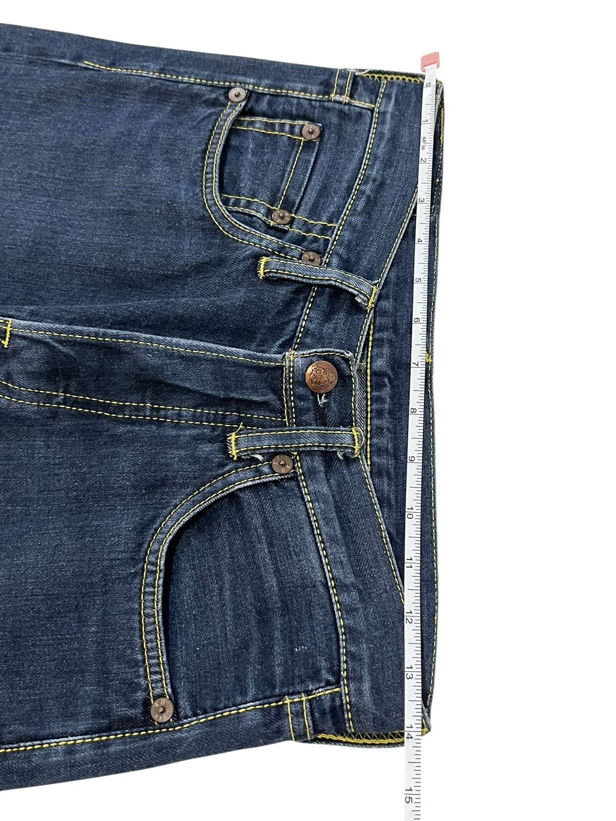 Evisu VERY RARE🔥Vintage EVISU DONNA Pink Selvedge Denim Jeans 27” Size 27" / US 4 / IT 40 - 18 Thumbnail