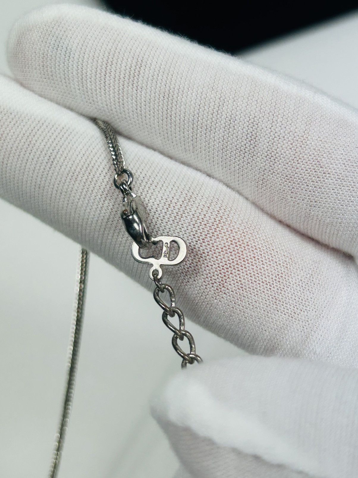 Dior Dior Encrusted CD Necklace Size ONE SIZE - 6 Thumbnail