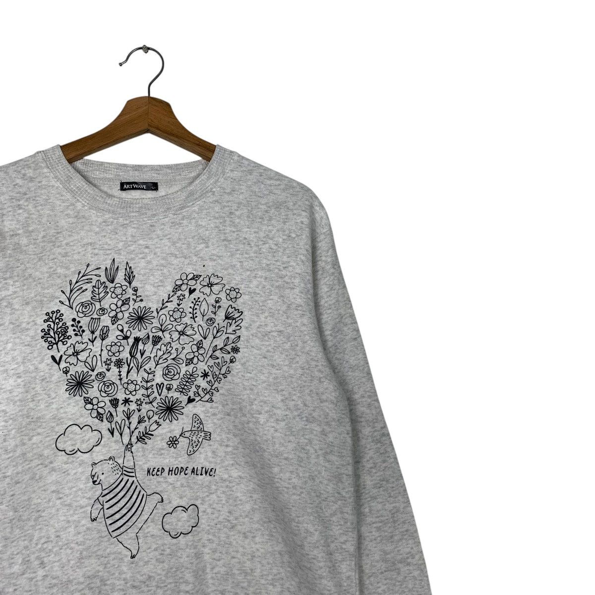 Japanese Brand Japanese Brand Art wave Love Bear Sweatshirt Size L / US 10 / IT 46 - 5 Thumbnail