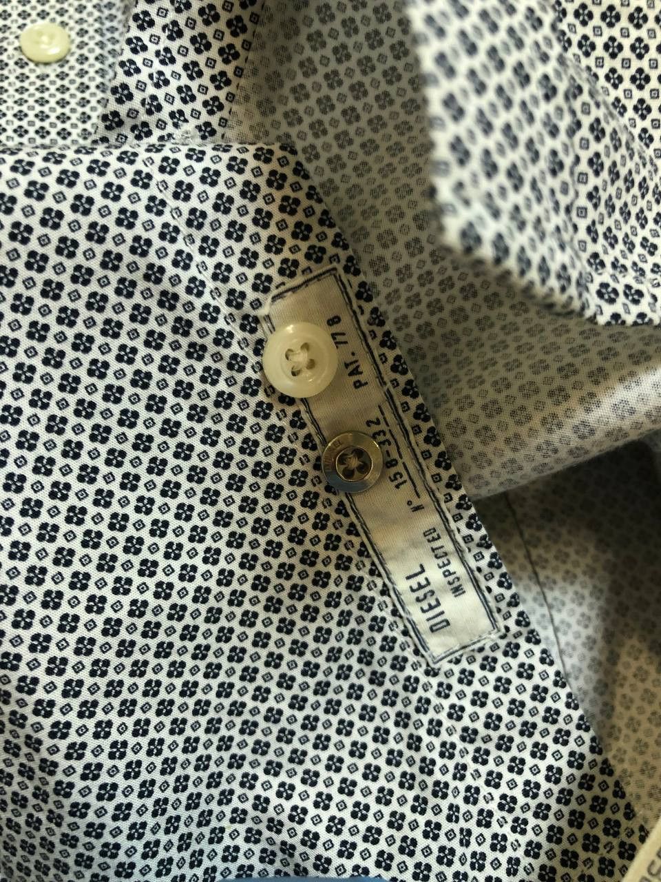 Diesel Diesel Long Sleeve Button-Down Dress Shirt Size US L / EU 52-54 / 3 - 5 Thumbnail