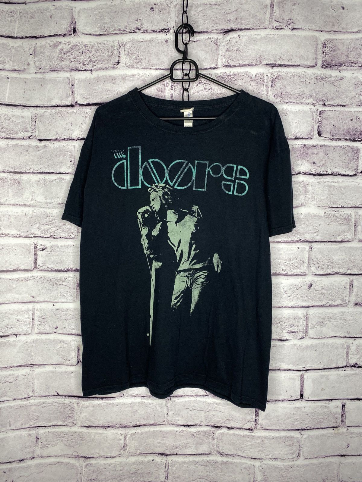 Band Tees Men's Vintage 00s T-Shirt The Doors Rock Tees Y2K Size US L / EU 52-54 / 3 - 1 Thumbnail