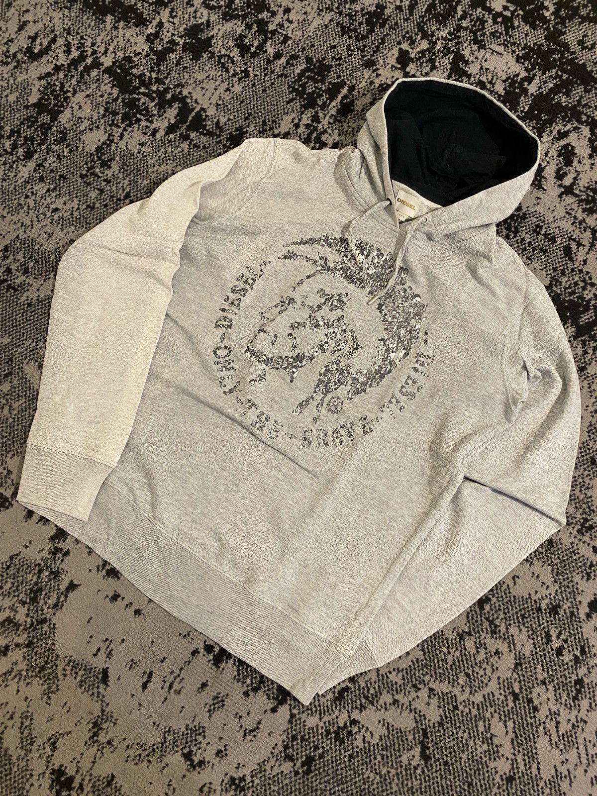 Diesel Diesel Hoodie Logo Japan Y2K Style Size US L / EU 52-54 / 3 - 4 Thumbnail