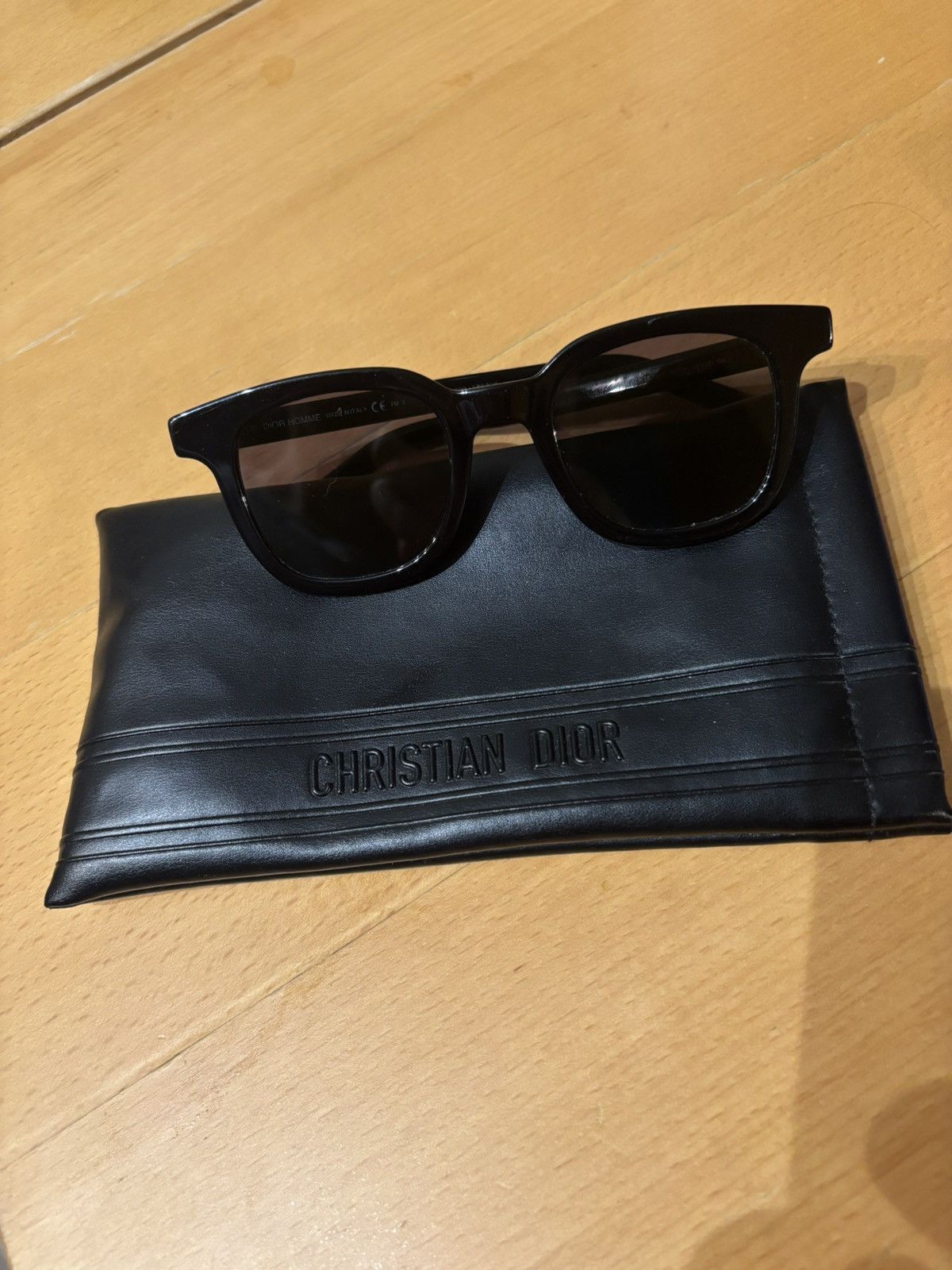 Christian Dior Monsieur Christian Dior Black Square sunglasses Size ONE SIZE - 7 Thumbnail