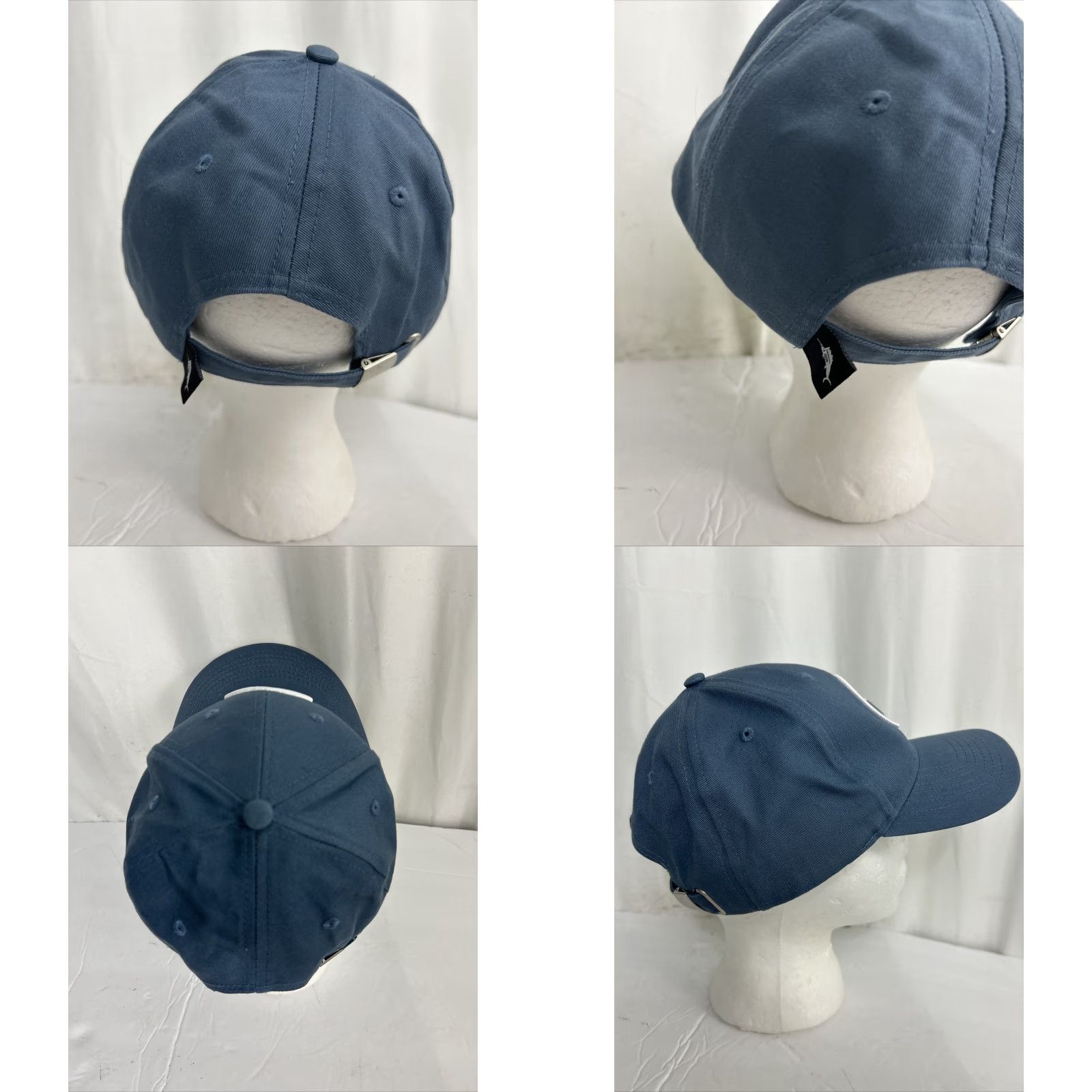 Tommy Bahama Tommy Bahama Baseball Cap Blue Adjustable Strap Back Logo Dad Mens Cap Size ONE SIZE - 8 Thumbnail