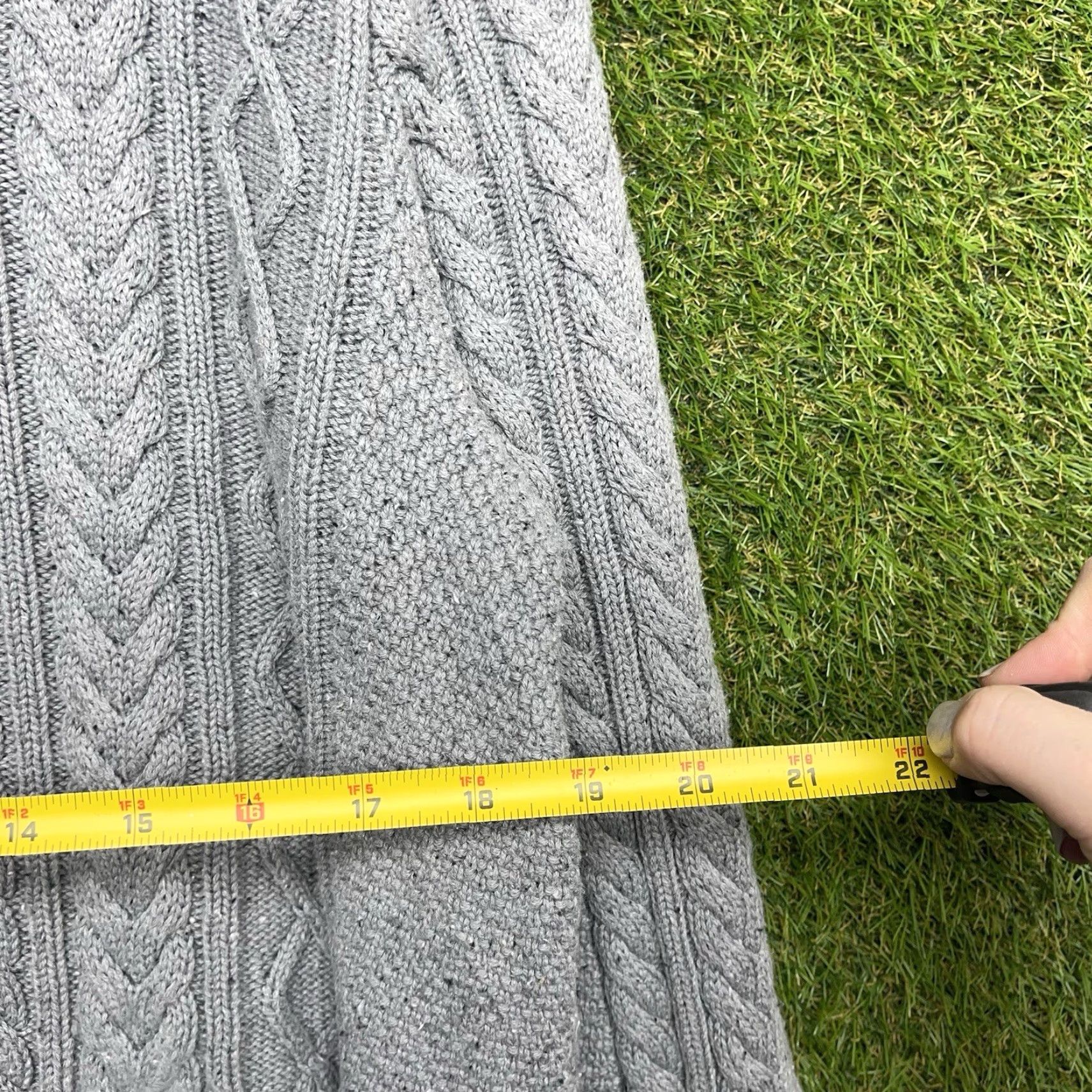 Vintage VINTAGE LL Bean Sweater Mens Large Henley Soft Cotton Heritage Comfy Slim Fit Cable Knit Size US L / EU 52-54 / 3 - 7 Thumbnail
