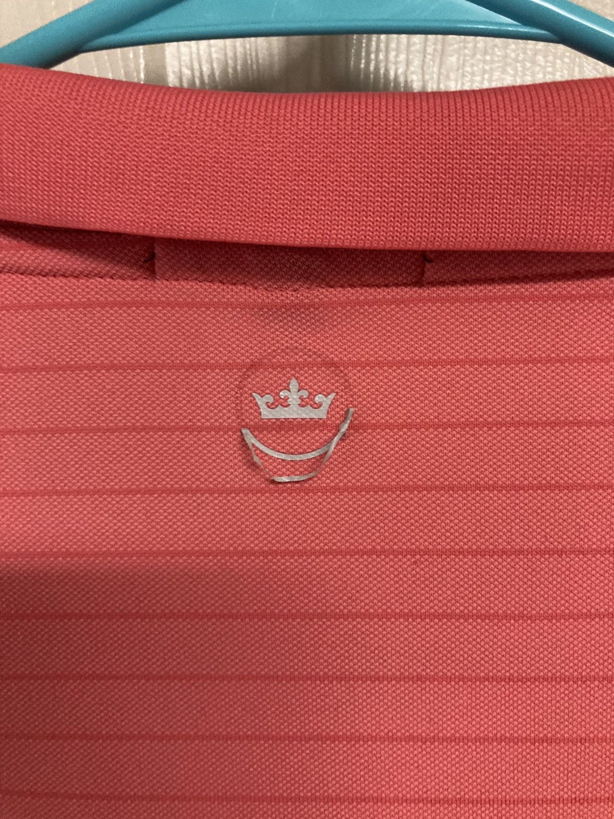 Peter Millar Peter Millar Crown Crafted Polo SS Striped Pink Size Large Size US L / EU 52-54 / 3 - 7 Thumbnail
