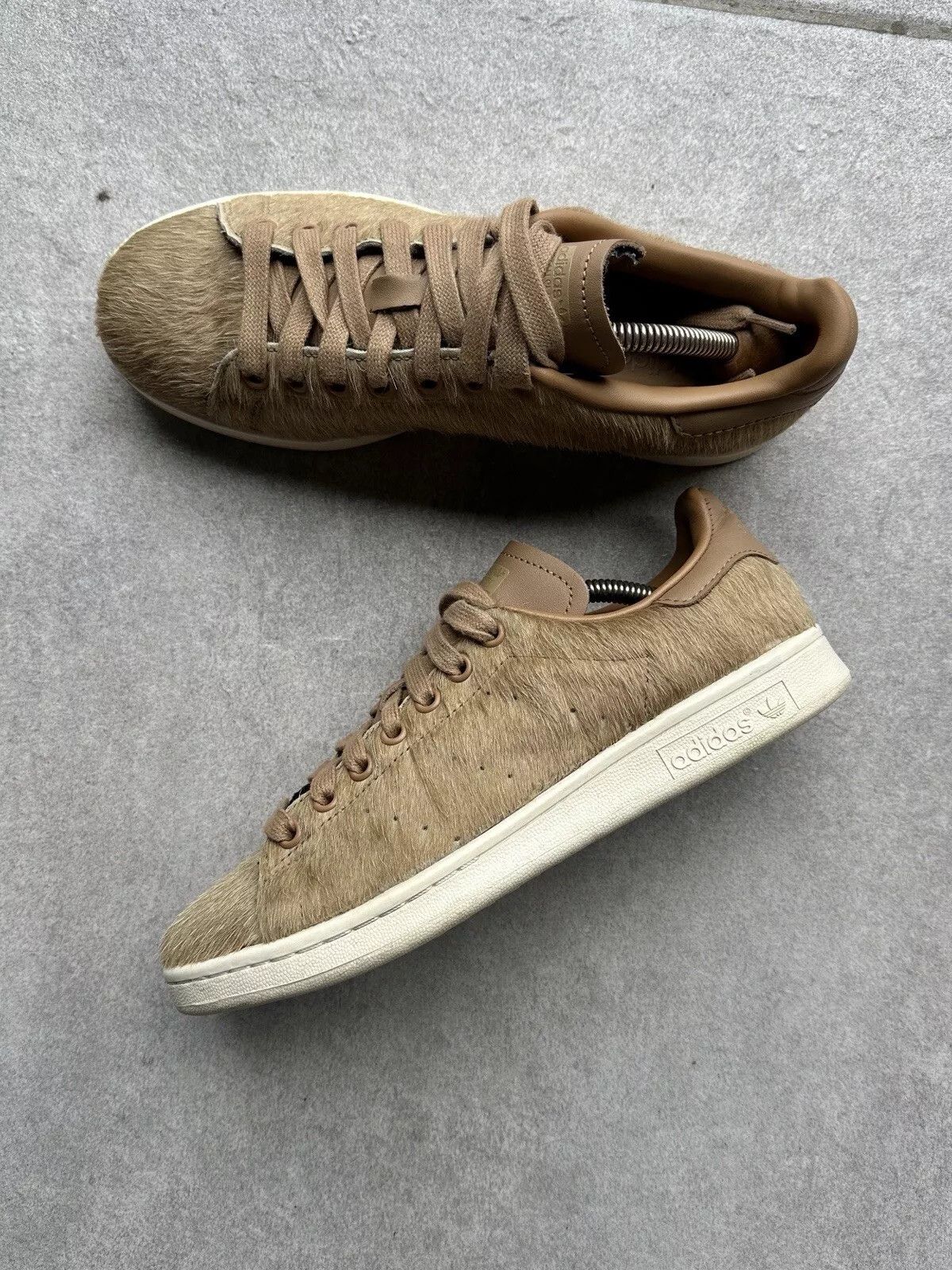 Adidas Adidas Stan Smith Shoes Pony Hair Womens Sneakers Rare Style Size US 6 / IT 36 - 1 Thumbnail
