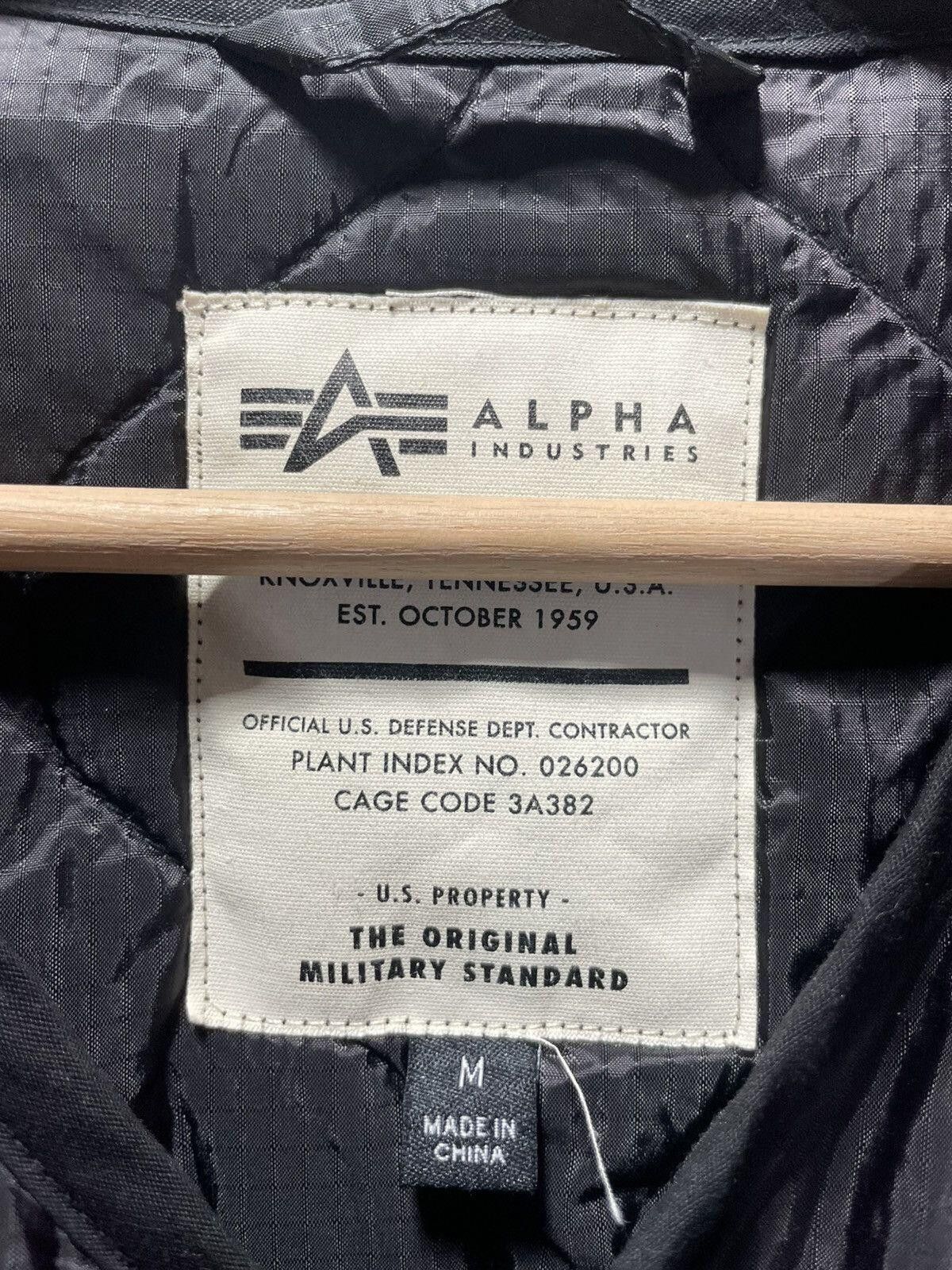 Alpha Industries Alpha Industries quilted liner button up flight jacket Size US M / EU 48-50 / 2 - 4 Thumbnail
