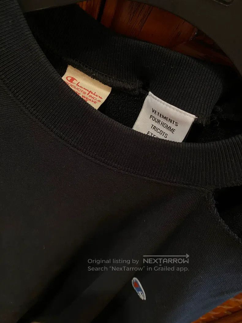 Vetements Vetements Off-shoulder hoodie Size US L / EU 52-54 / 3 - 2 Thumbnail