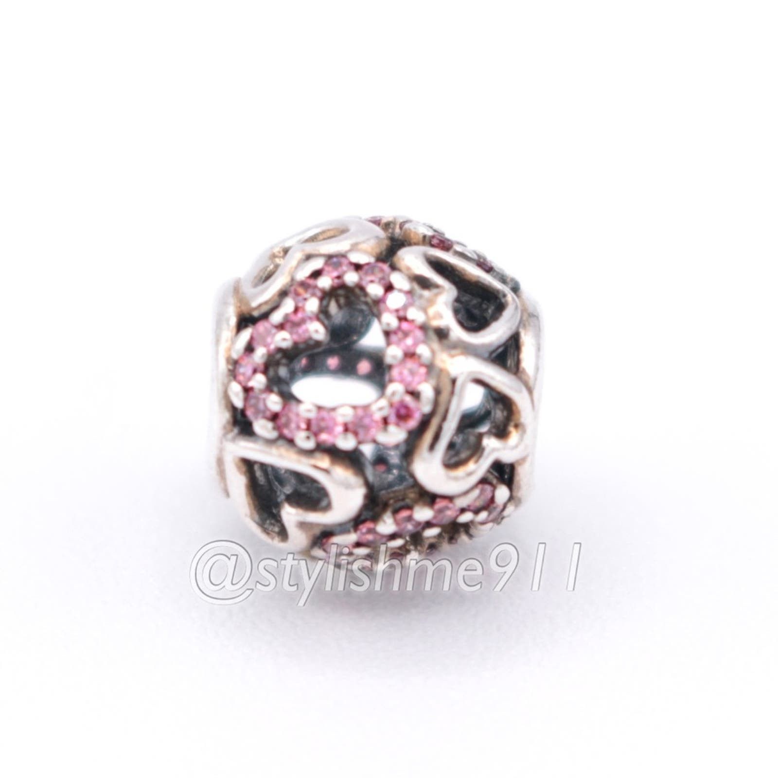 pandora Authentic PANDORA Falling in Love Charm - 791424CZS Size ONE SIZE - 9 Thumbnail