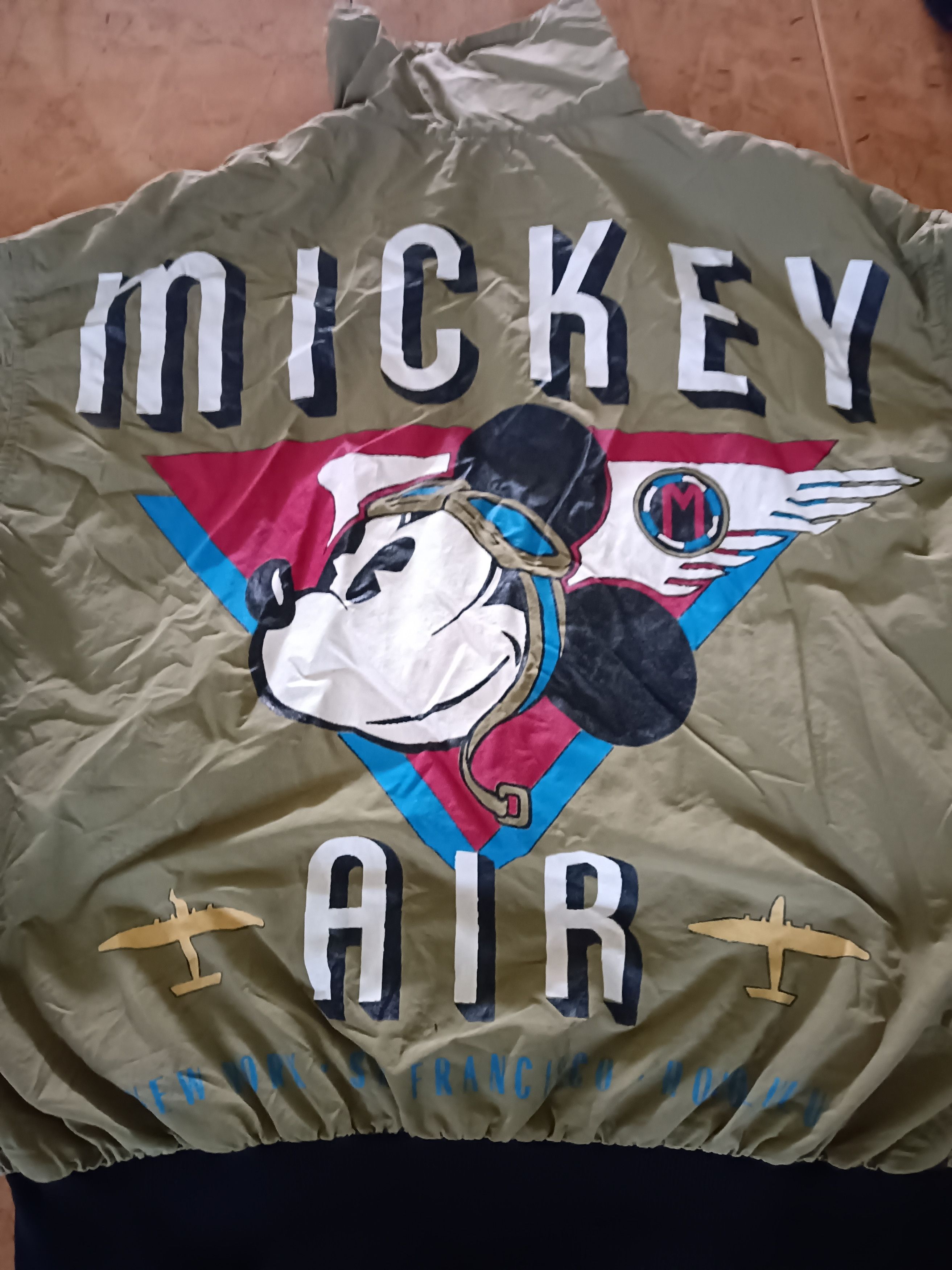 Cartoon Network Vtg Mickey Mouse Air Windbreaker Bomber Jacket Size US M / EU 48-50 / 2 - 9 Thumbnail