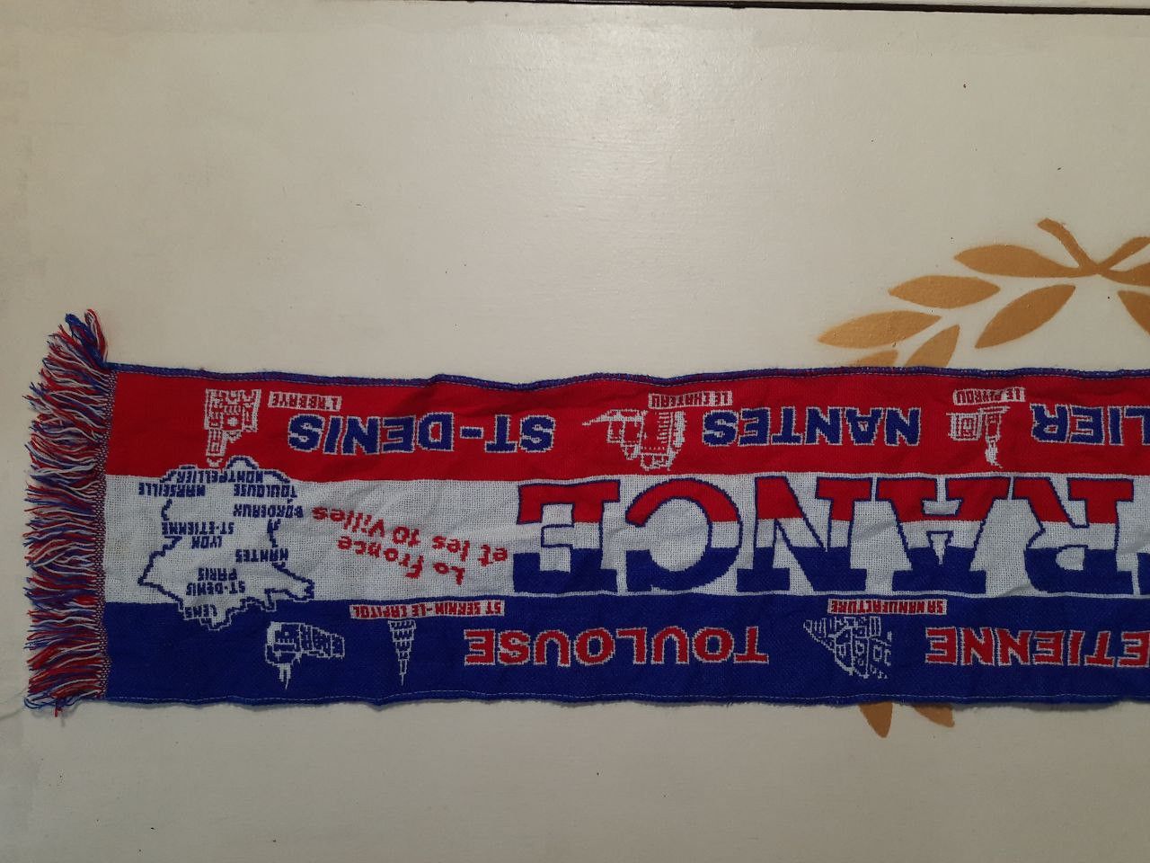 Vintage Allez France Fans Scarf 1998 Size ONE SIZE - 5 Thumbnail