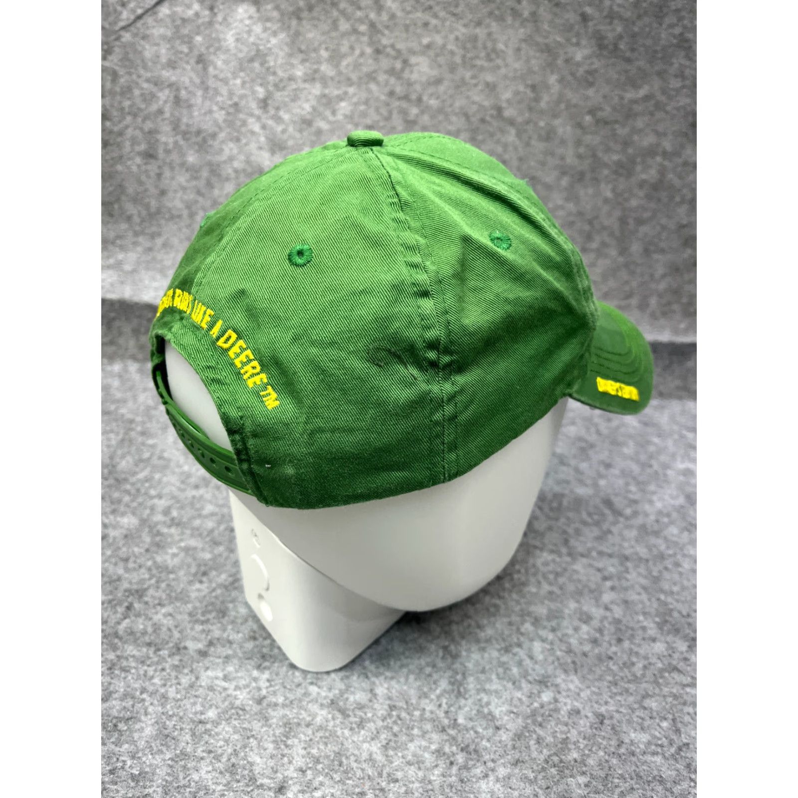 John Deere John Deere Hat Cap Snap Back Adult Green 100% Cotton Farm Equipment Agriculture Twill Adjustable Mens Outdoor Green Cap Snapback Hats Size ONE SIZE - 7 Thumbnail