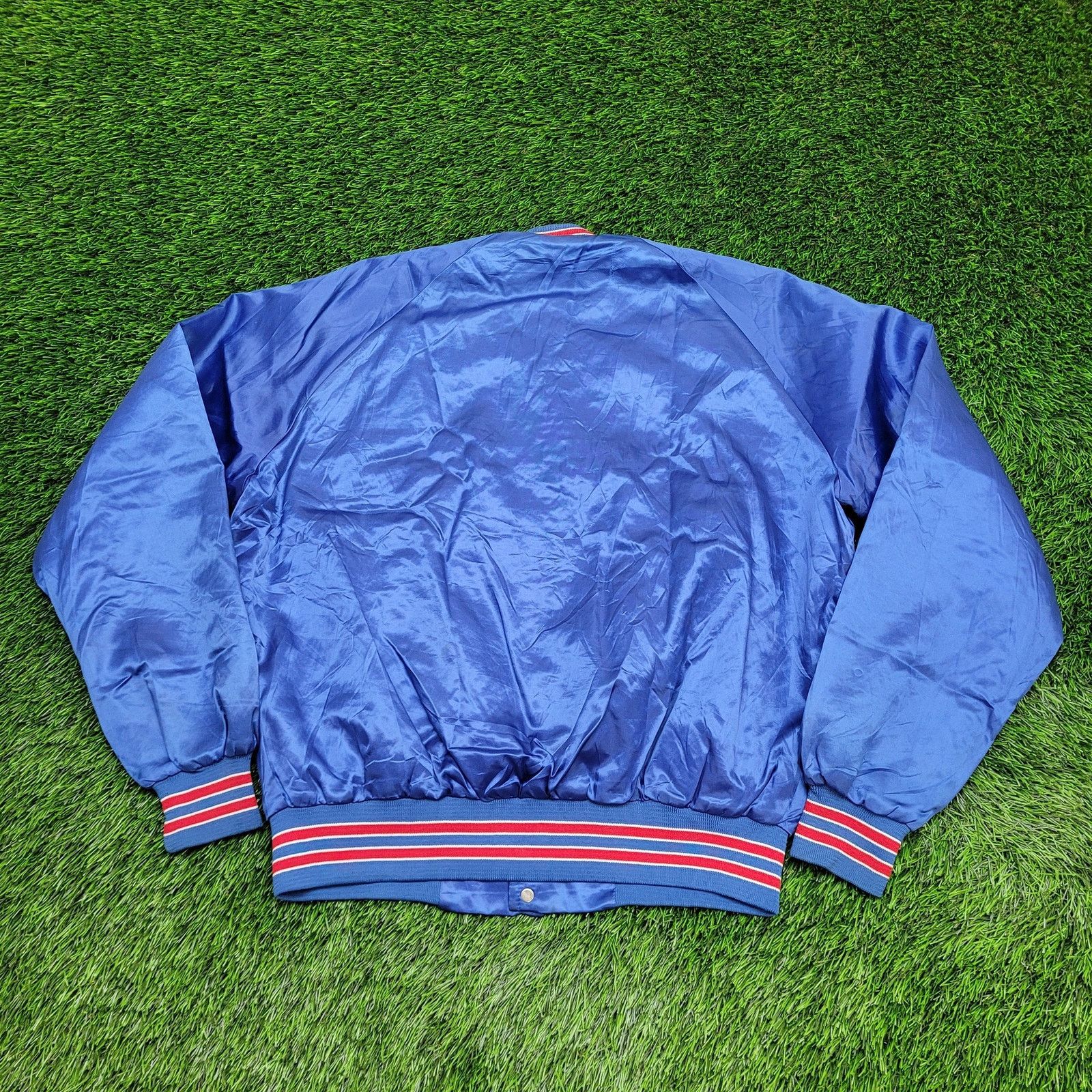 Chalk Line Vintage New York Giants Varsity Jacket L/XL Chalk-Line Crop Size US L / EU 52-54 / 3 - 3 Thumbnail