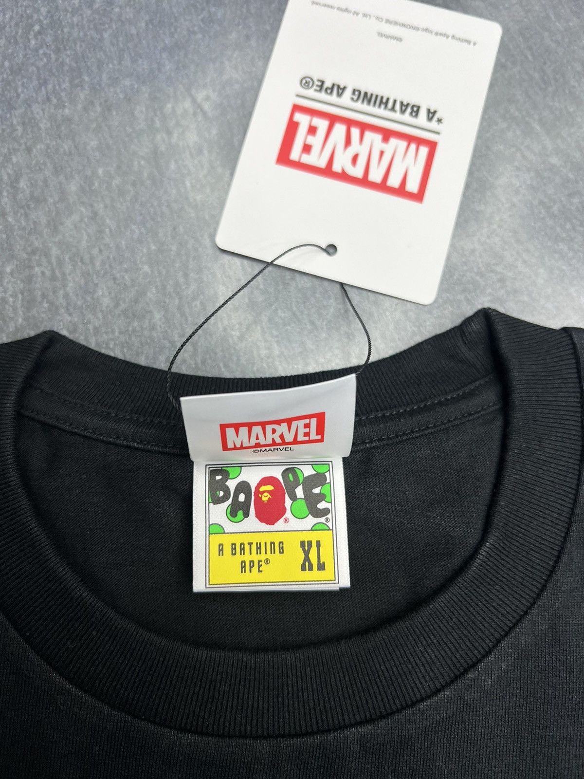 Bape × Marvel Comics Bape x Marvel Fantastic 4 Logo T-Shirt Size US XL / EU 56 / 4 - 5 Thumbnail