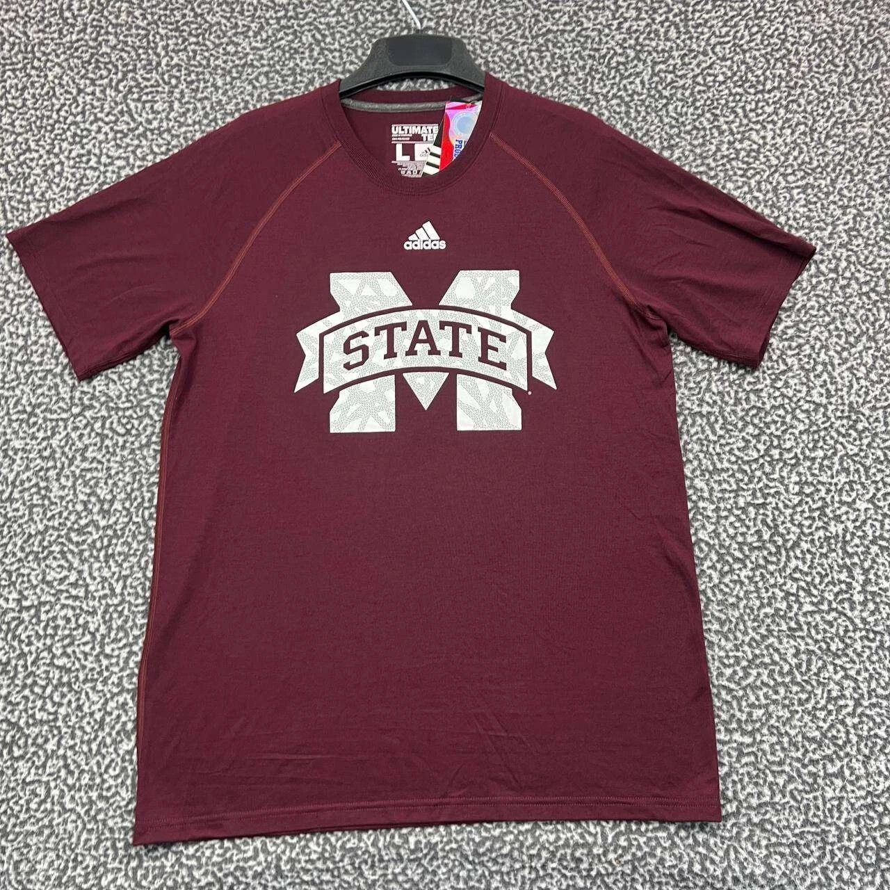 Adidas Mississippi State Bulldogs Shirt Men Adidas Short Sleeve L Size US L / EU 52-54 / 3 - 1 Thumbnail