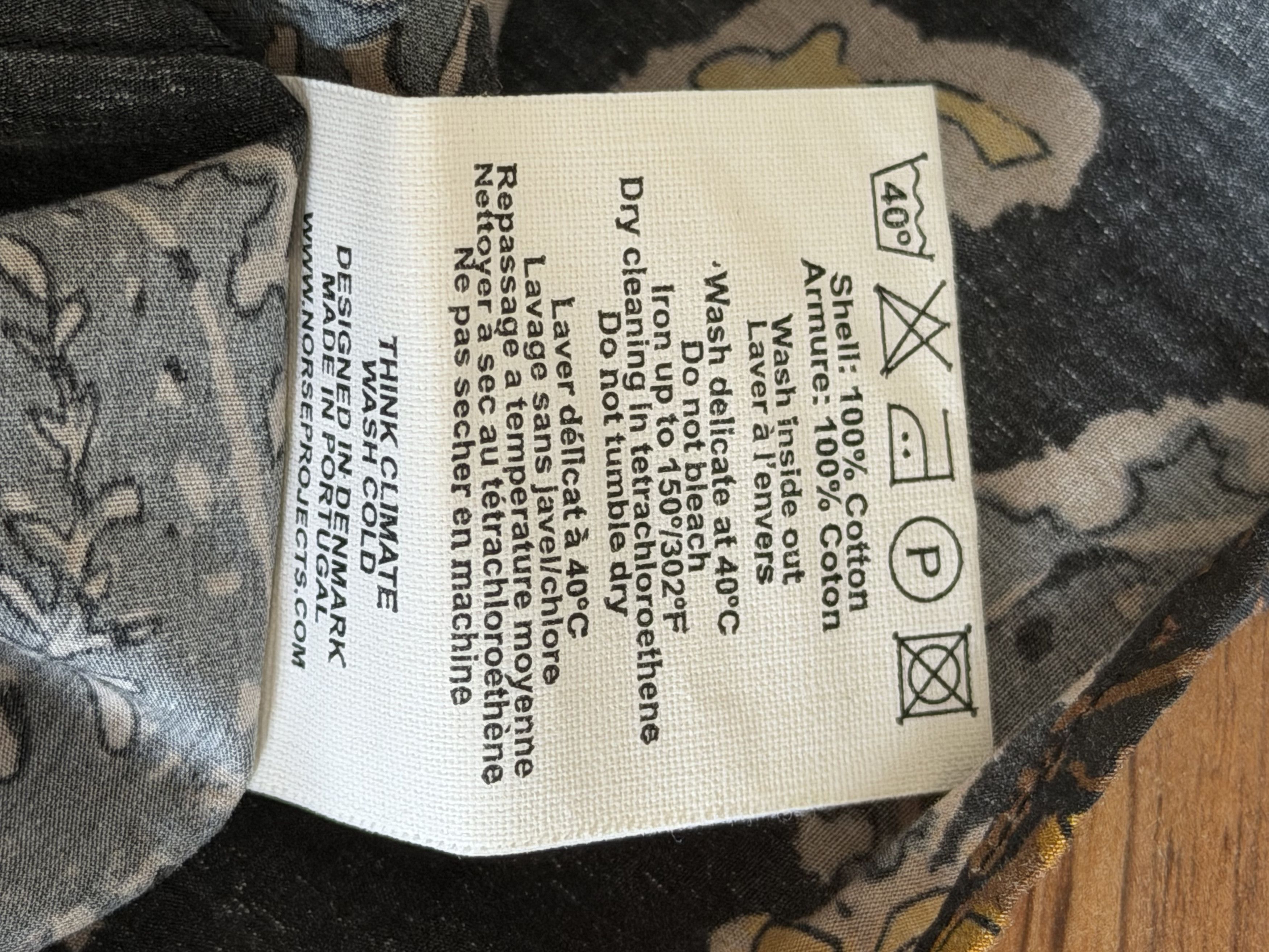 Norse Projects Carsten Paisley Floral Lightweight Camp Collar Shirt Size US M / EU 48-50 / 2 - 6 Thumbnail