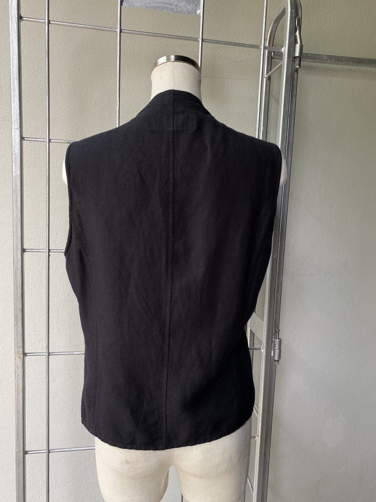 Tornado Mart Tornado Mart black zip vest Size ONE SIZE - 9 Thumbnail