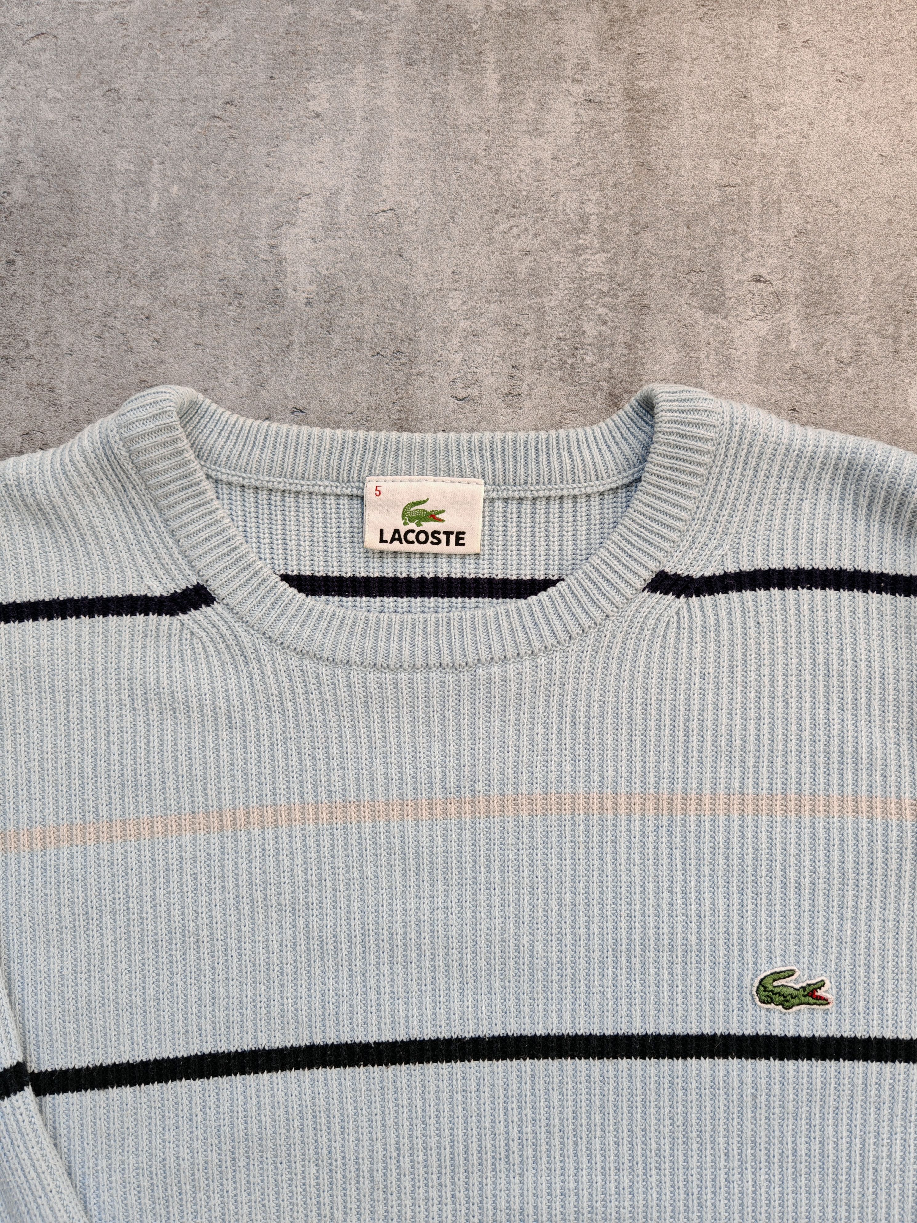 Lacoste 🐊 Vintage Lacoste Sweater Jumper Knitwear Sweater Old Money Size US L / EU 52-54 / 3 - 4 Thumbnail