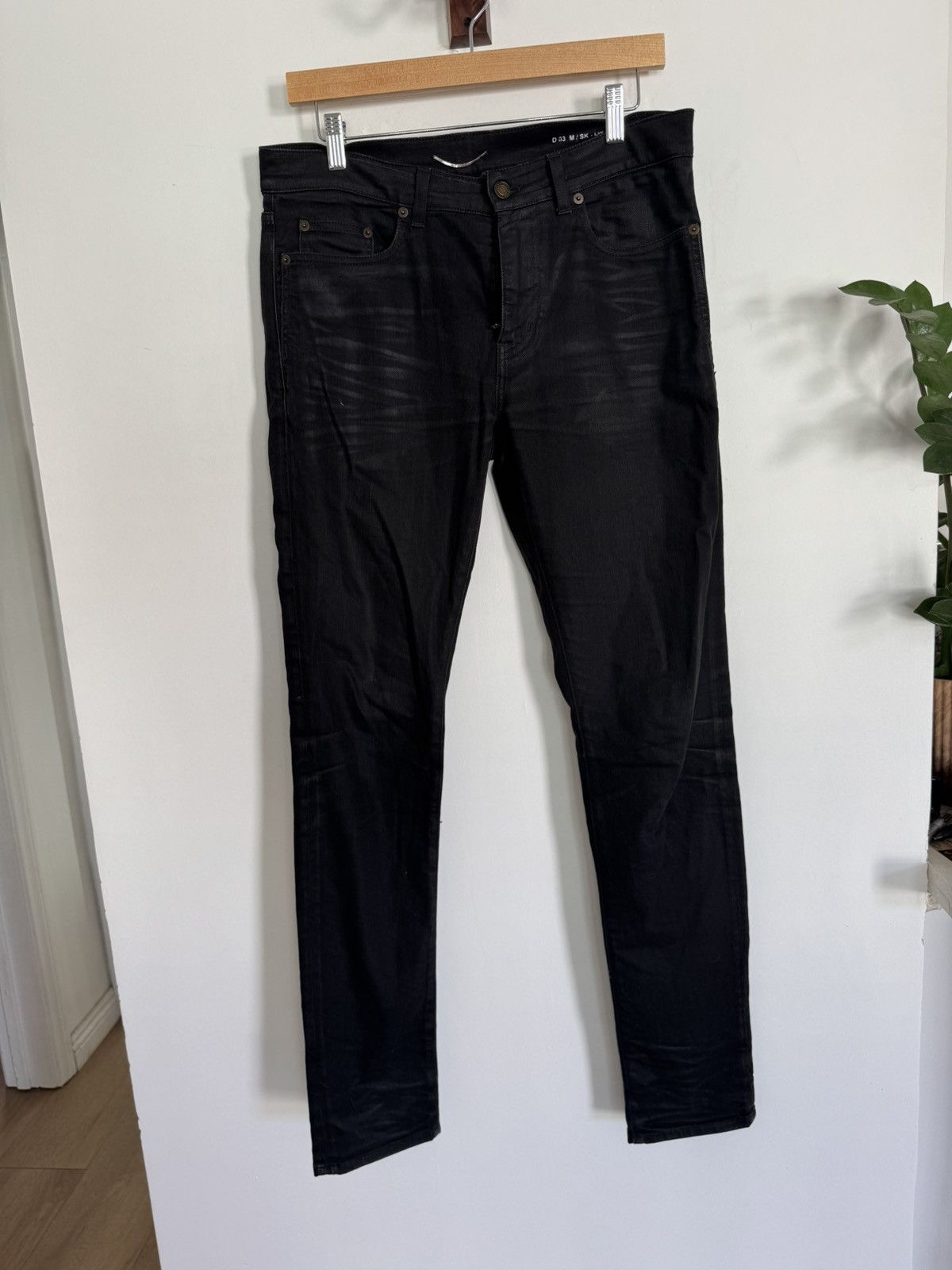 Saint Laurent Paris Rare Waxed D03 denim Size US 31 - 1 Thumbnail