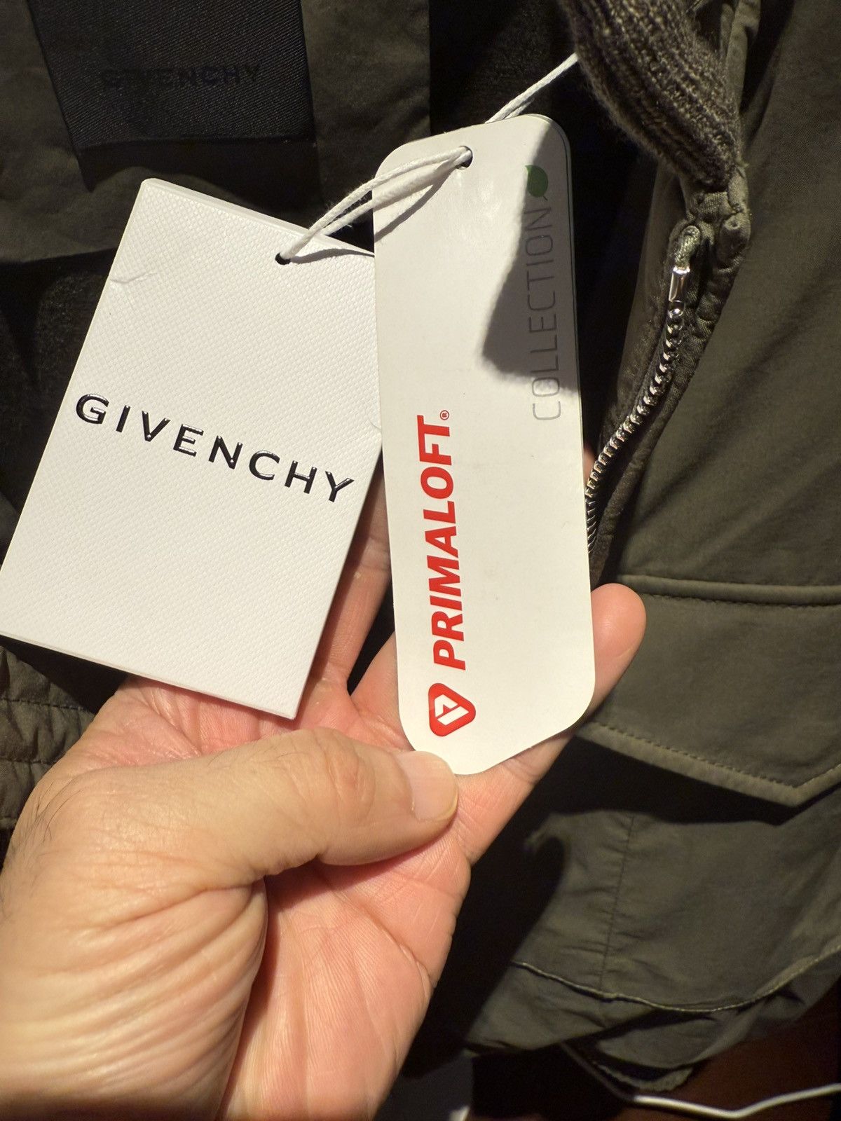 Givenchy olive green military bomber jacket size 48 Size US M / EU 48-50 / 2 - 11 Thumbnail