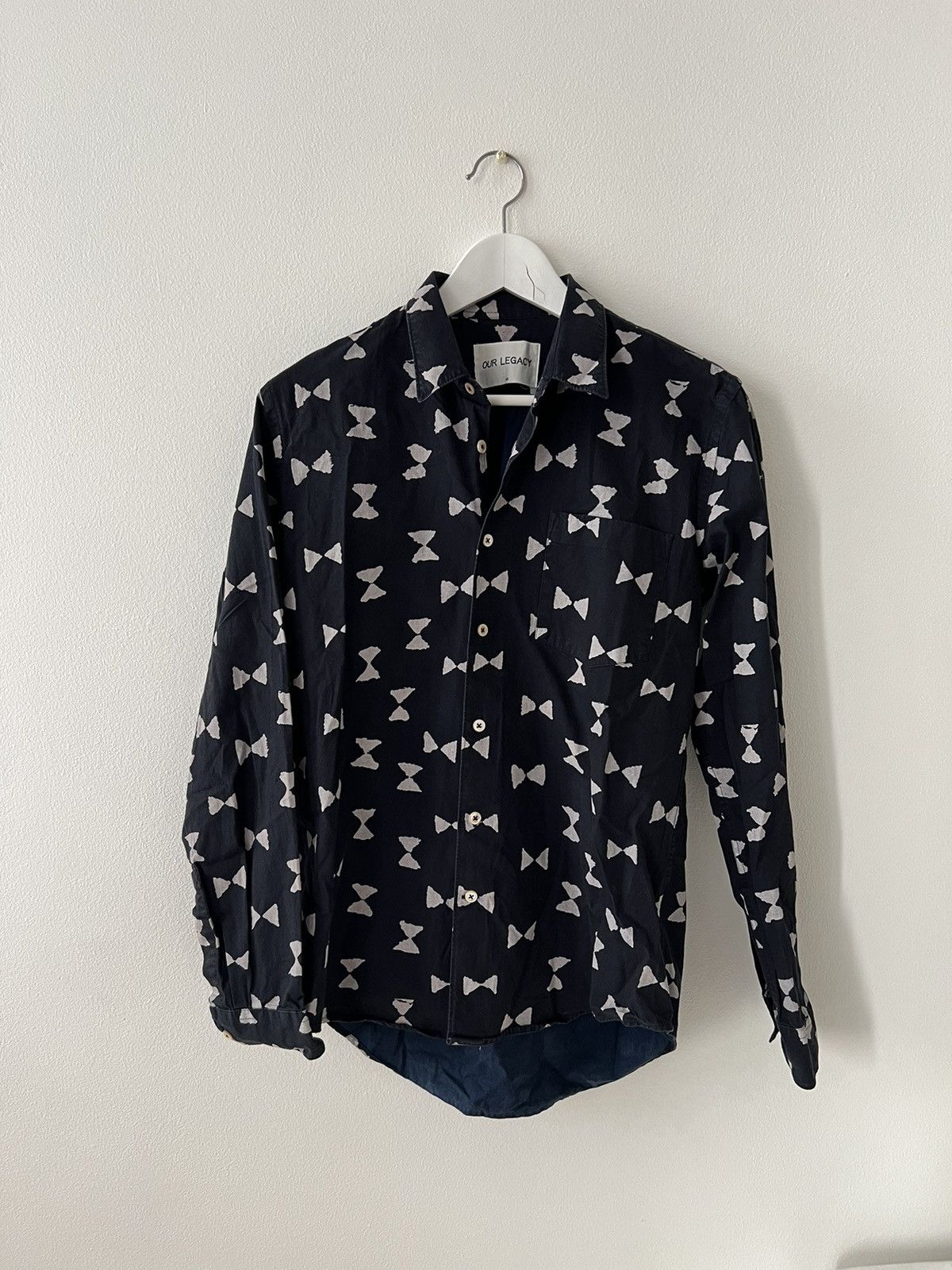 Our Legacy INDIGO PATTERN SHIRT Size US M / EU 48-50 / 2 - 1 Thumbnail