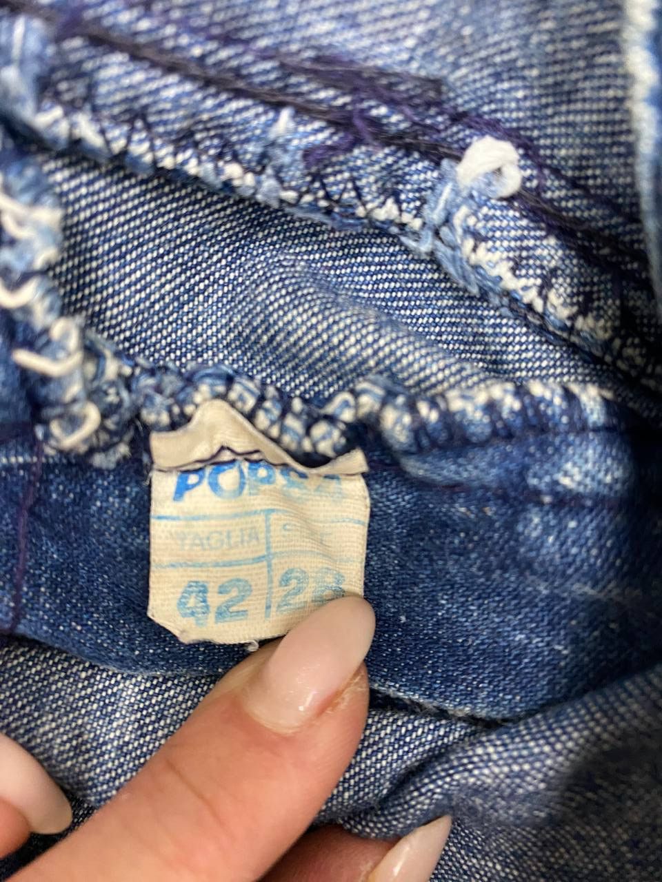 POP84 Pop 84 Vintage Workwear Jeans 80s Italy Unisex 42 Size 32" / US 10 / IT 46 - 6 Thumbnail