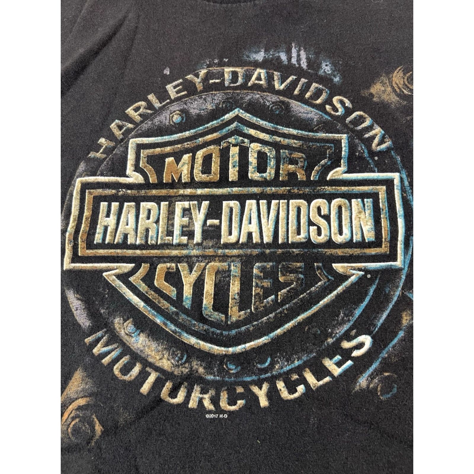 Harley Davidson Harley-Davidson Black T-Shirt L Men Florida Graphic Print Short Sleeve Vintage FT Myers Six Bends Ft Myers Florida Mens Size US L / EU 52-54 / 3 - 4 Thumbnail