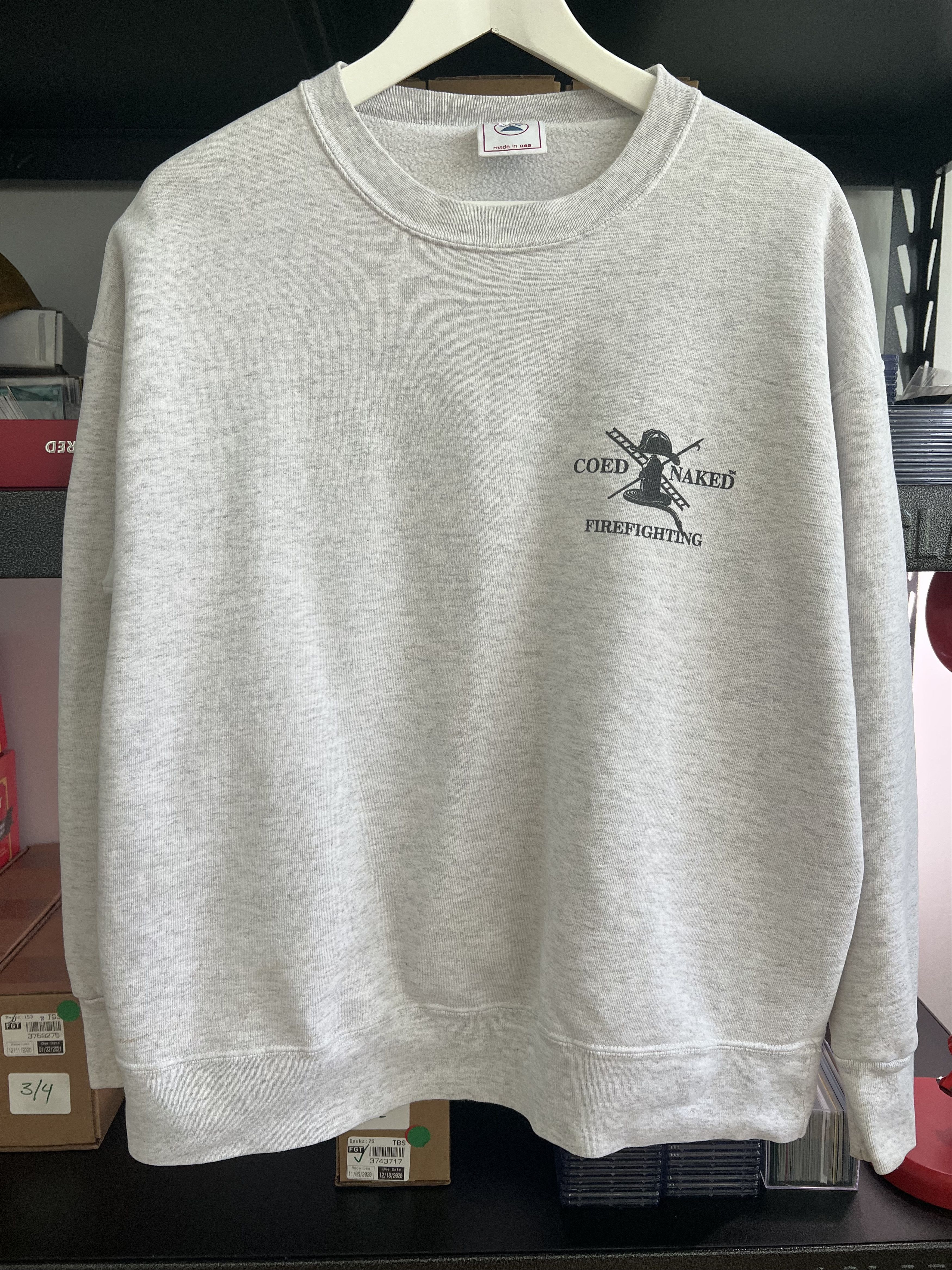 Delta Coed Naked Firefighting sweatshirt Size US XL / EU 56 / 4 - 1 Thumbnail
