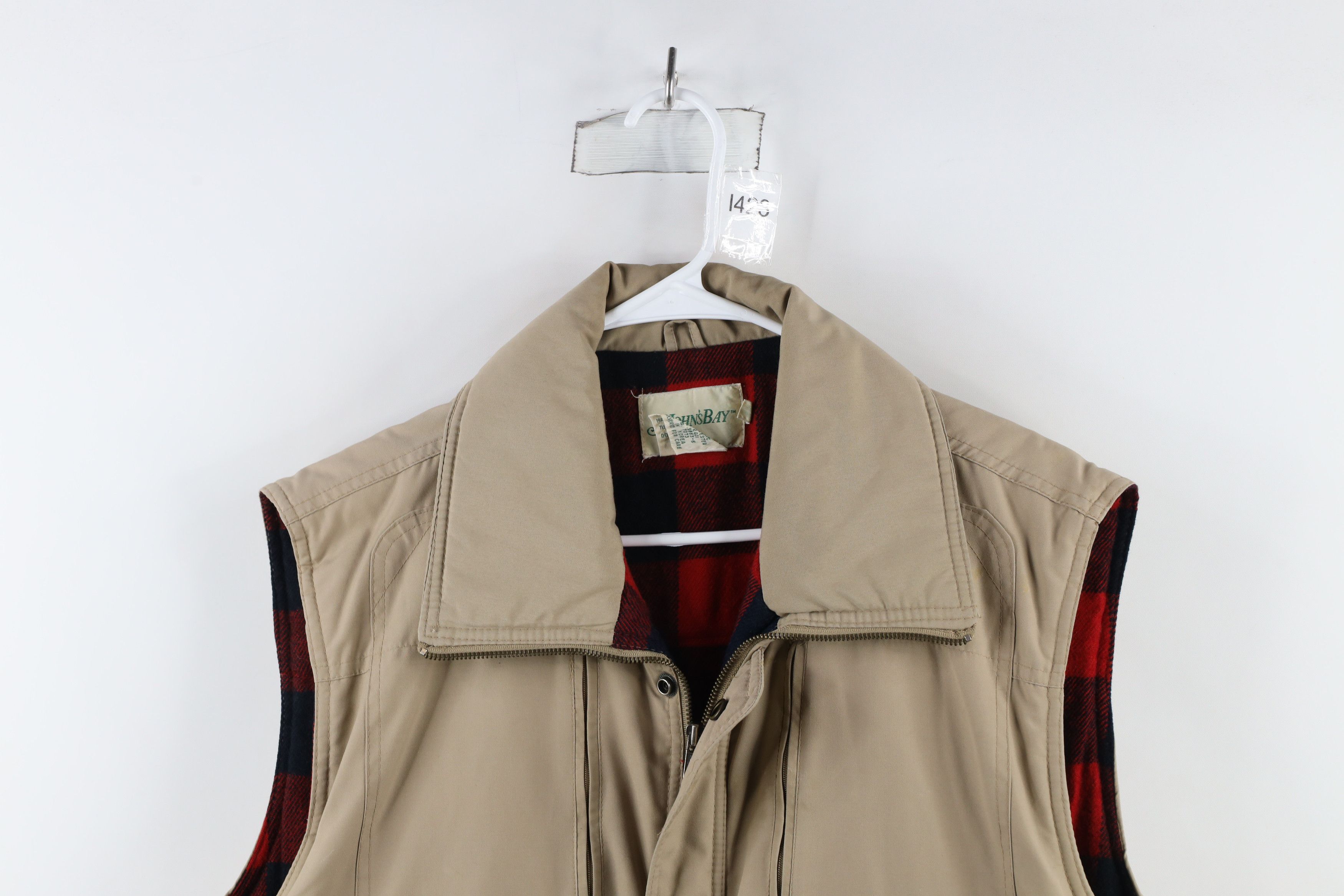Vintage Vintage 70s Streetwear Lined Full Zip Puffer Vest Jacket Size US XL / EU 56 / 4 - 2 Thumbnail