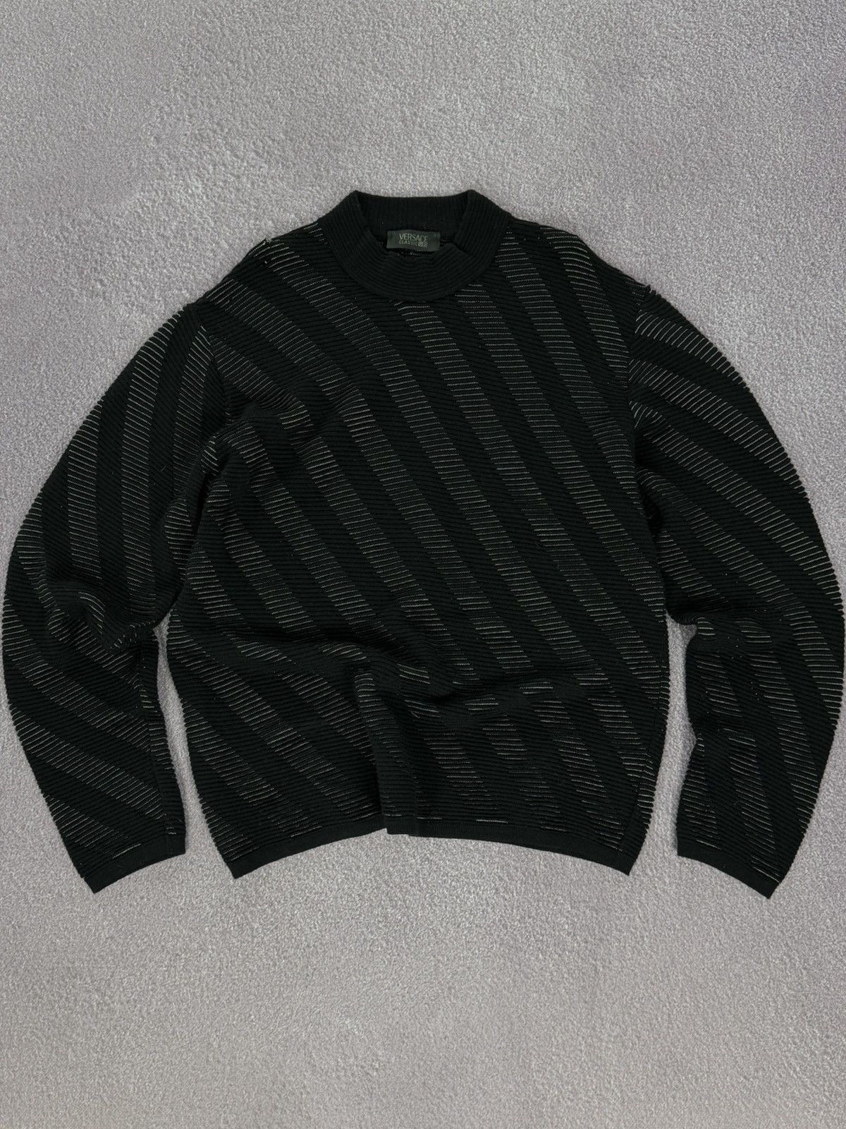 Versace Versace 90’s Vintage Knit V2 Archival Baggy Sweater Size US M / EU 48-50 / 2 - 1 Thumbnail