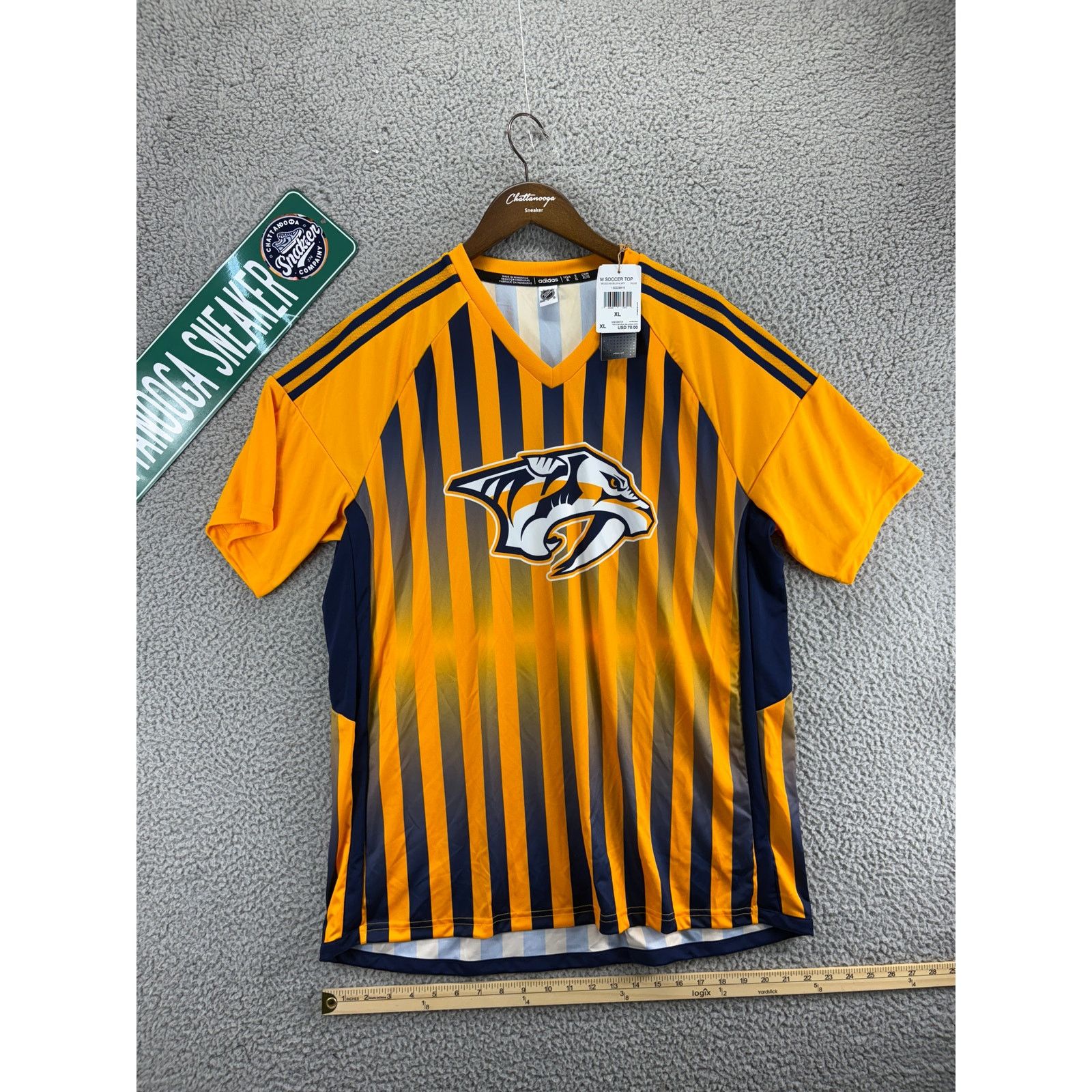 Adidas Adidas x Nashville Predators NHL Jersey T Shirt Mens XL NEW Size US XXL / EU 58 / 5 - 1 Thumbnail