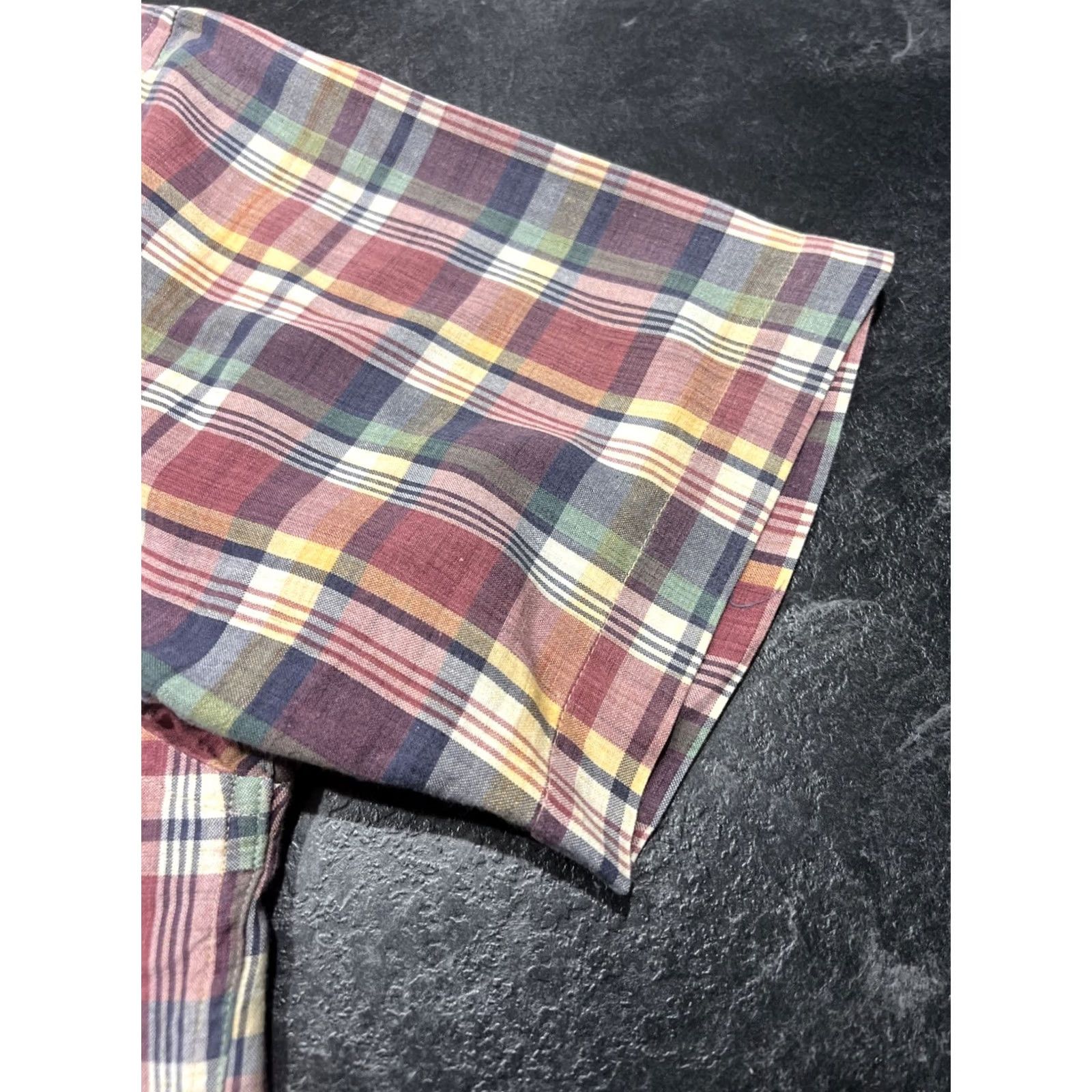 Pendleton Pendleton Shirt Short Sleeve Men XL Rust Green Plaid Button-Down Button-Up 100% Cotton Multicolor Size US XL / EU 56 / 4 - 2 Thumbnail