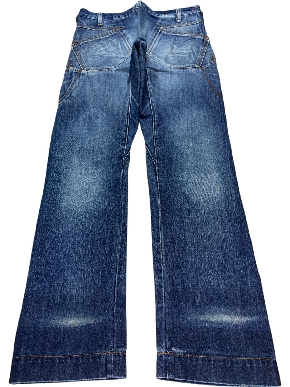 Marithe + Francois Girbaud Vintage Marithe Francois Girbaud Blue Wash Loose Fit Jeans Size US 33 - 2 Thumbnail
