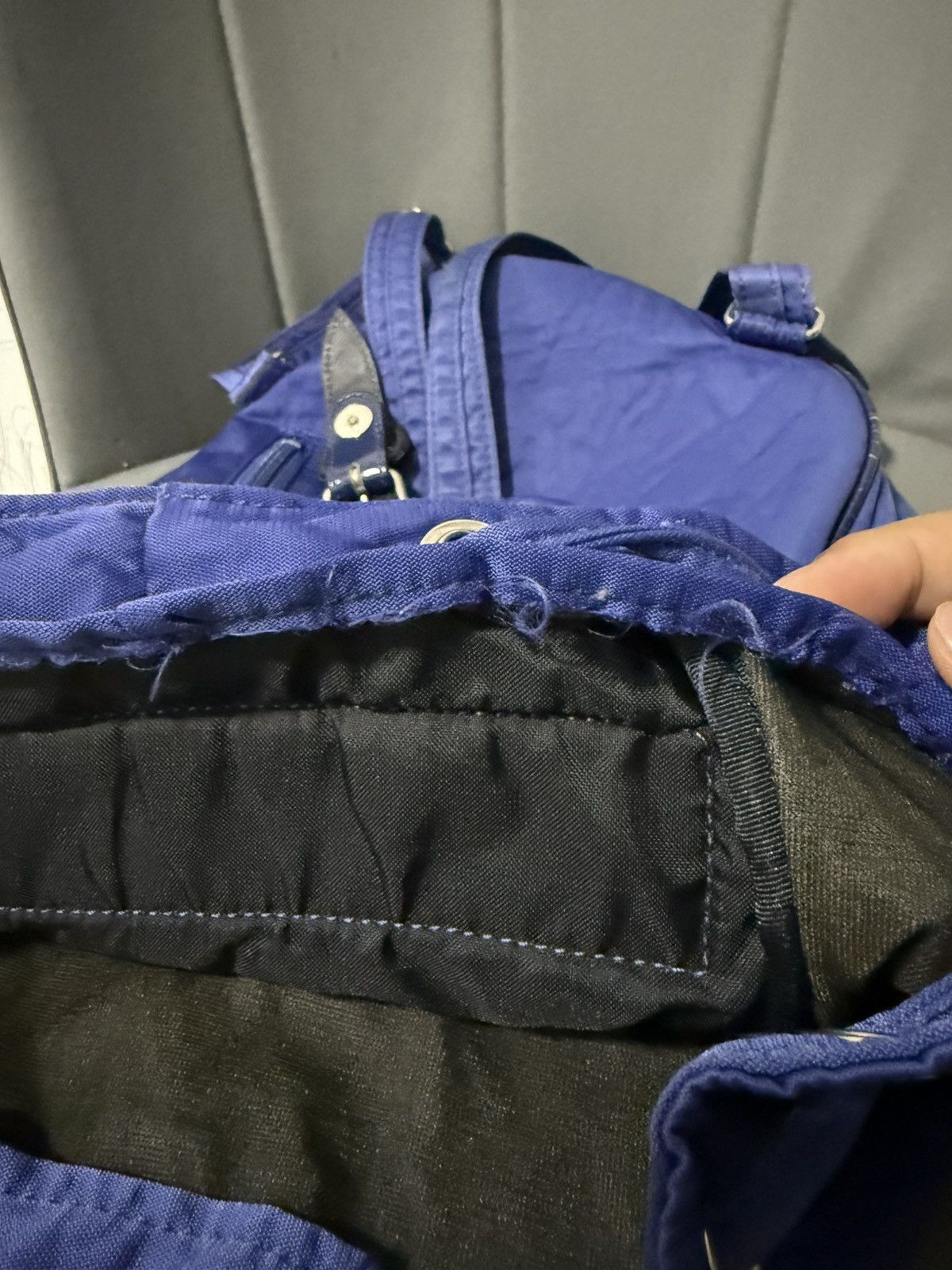 Issey Miyake × Japanese Brand × Vintage RARE Vintage Issey Miyake Japanese Brand Blue Large Backpack Size ONE SIZE - 17 Thumbnail