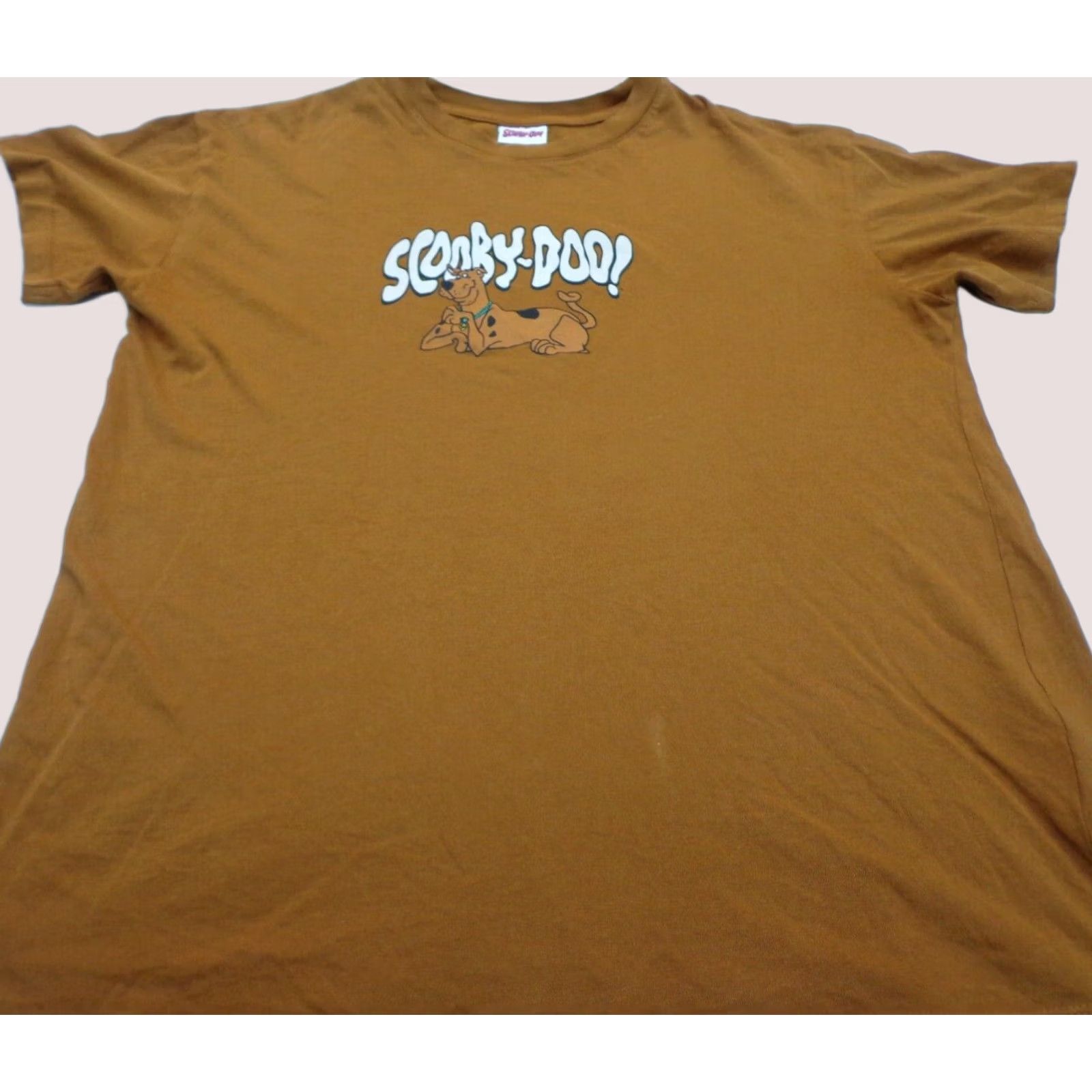 Vintage Scooby Doo Brown T Shirt Oversized Relaxed Boyfriend Ladies Small FLAWS Size S / US 4 / IT 40 - 1 Thumbnail