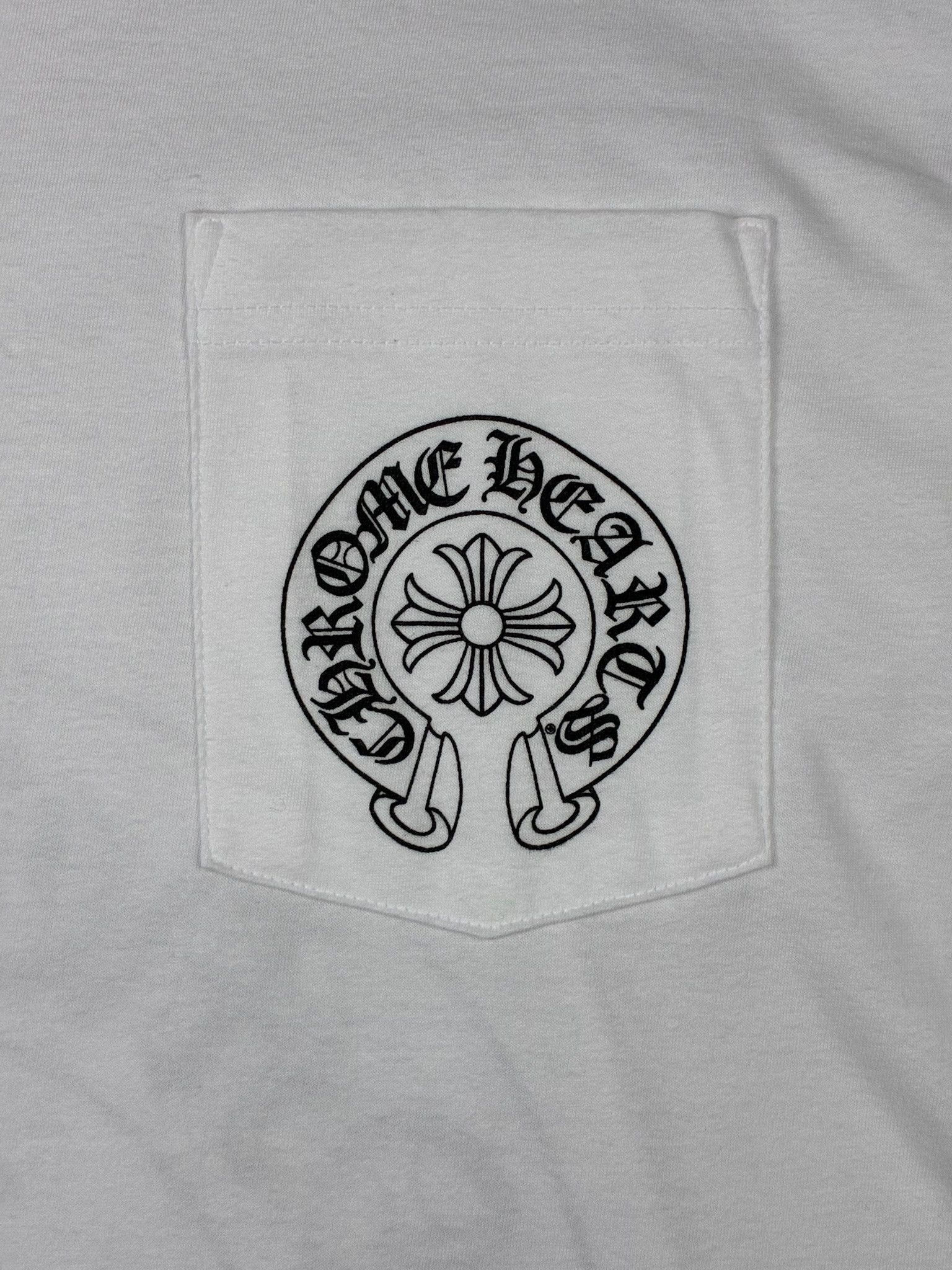Chrome Hearts Chrome Hearts Miami Exclusive Pocket T-Shirt 'White' Size US L / EU 52-54 / 3 - 3 Thumbnail
