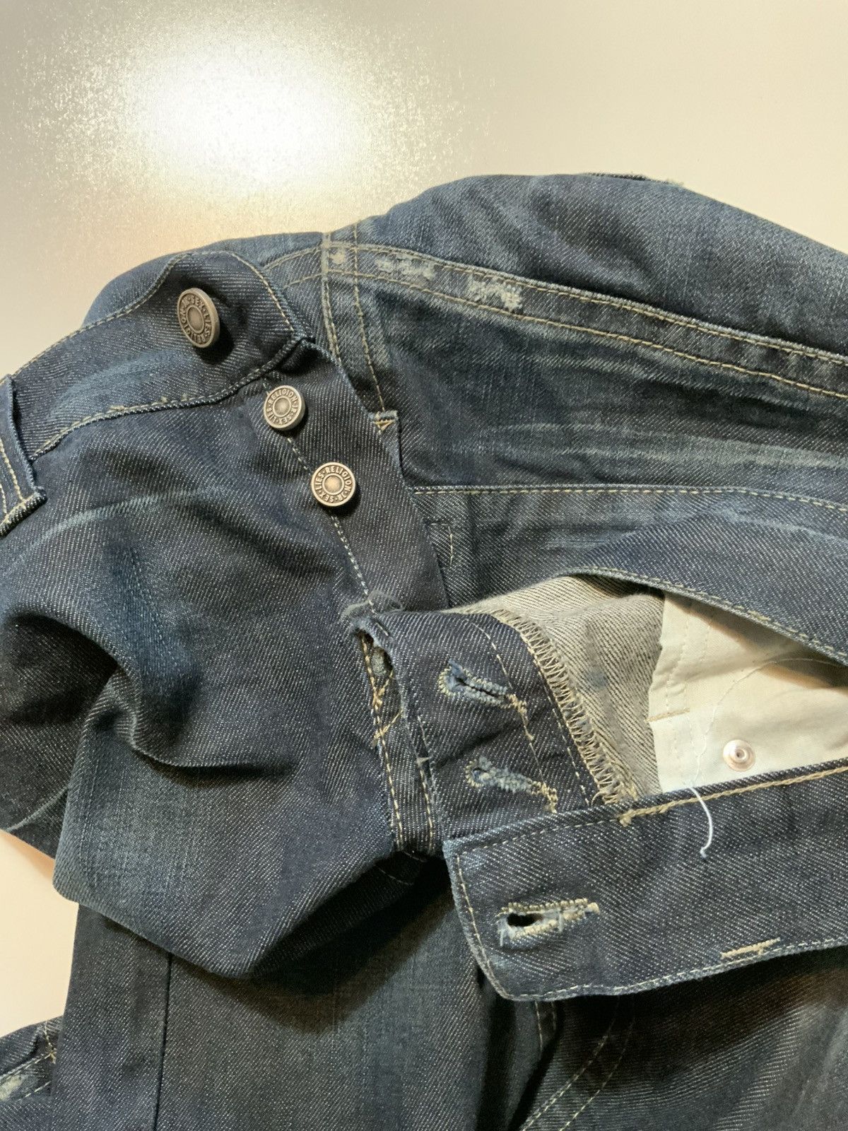 John Richmond John Richmond Italy Sex Lies Religion Rock Denim Jeans Size US 36 / EU 52 - 17 Thumbnail